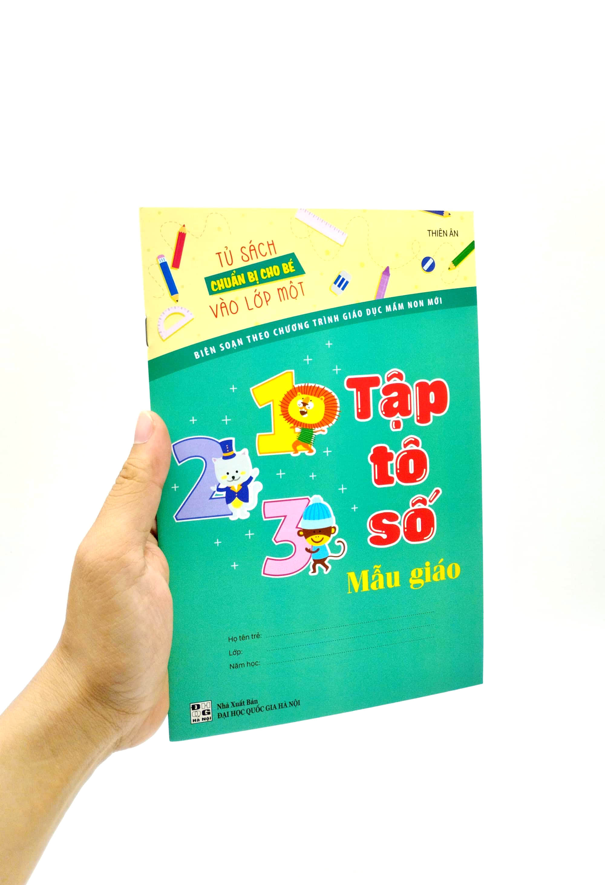 tủ sách bé chuẩn bị vào lớp một - tập tô số mẫu giáo - Ảnh 7