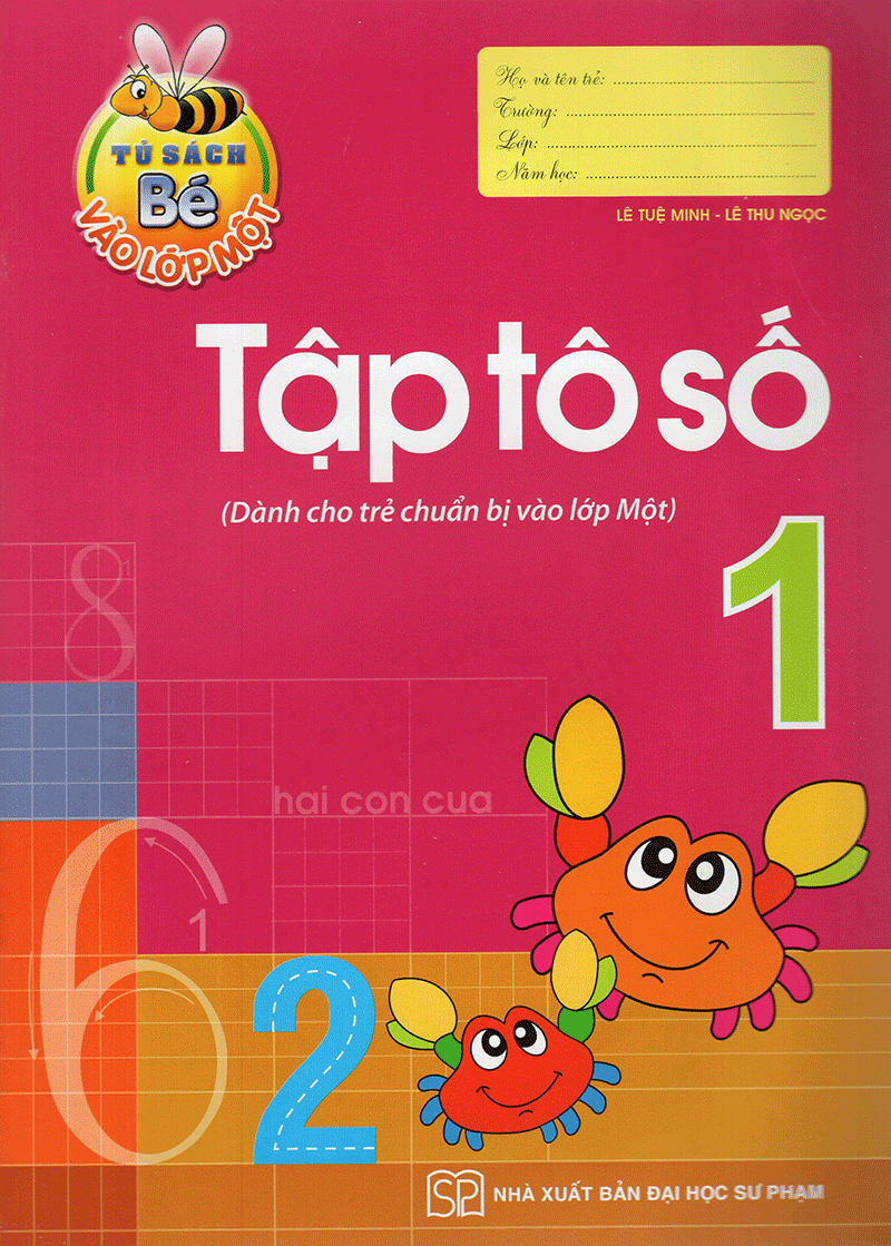 tủ sách bé vào lớp 1 - tập tô số - Ảnh 2