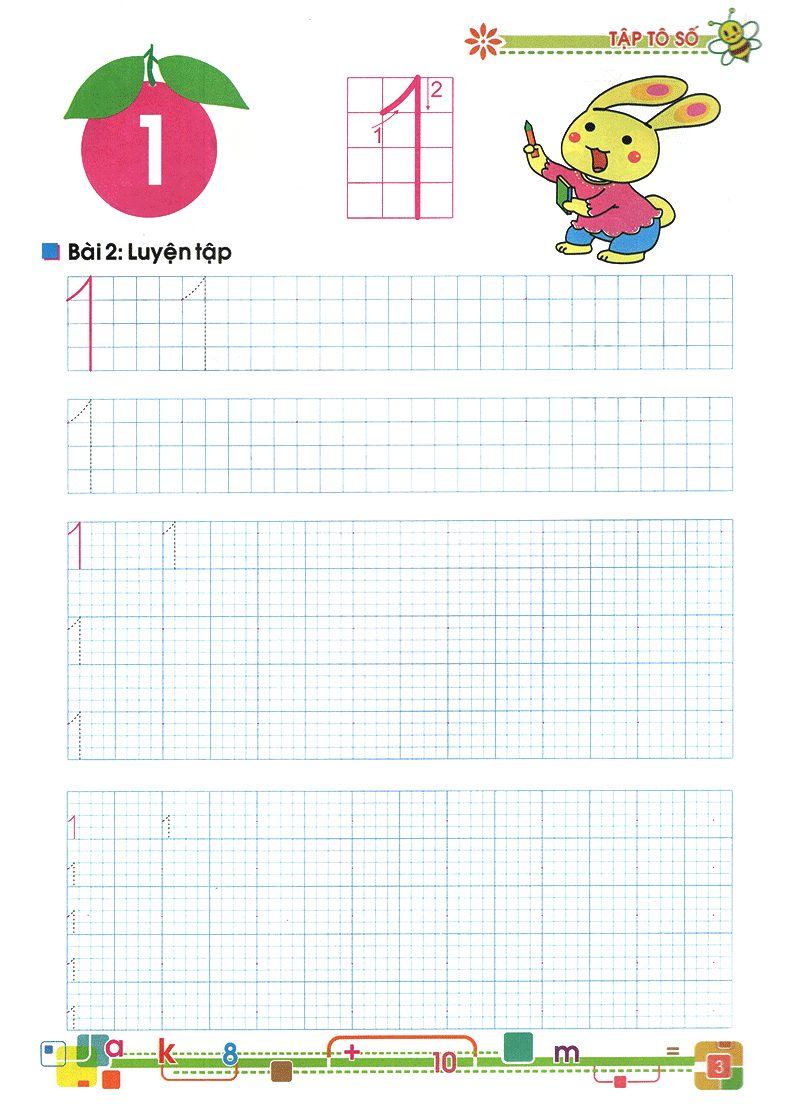 tủ sách bé vào lớp 1 - tập tô số - Ảnh 4