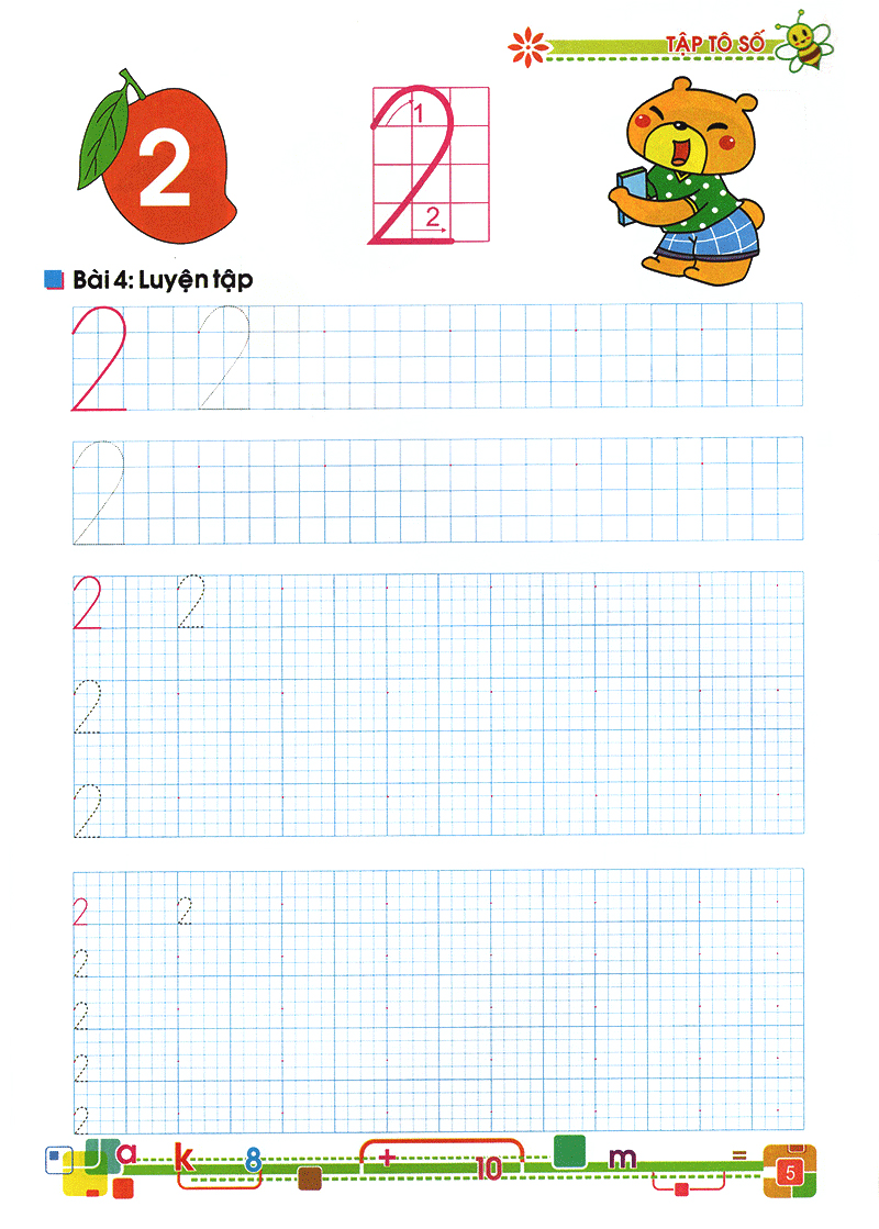 tủ sách bé vào lớp 1 - tập tô số - Ảnh 6