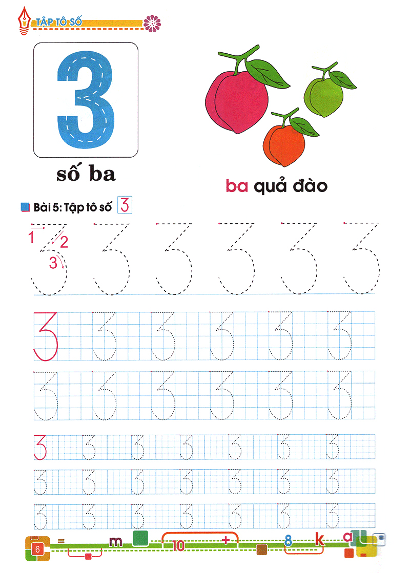 tủ sách bé vào lớp 1 - tập tô số - Ảnh 7