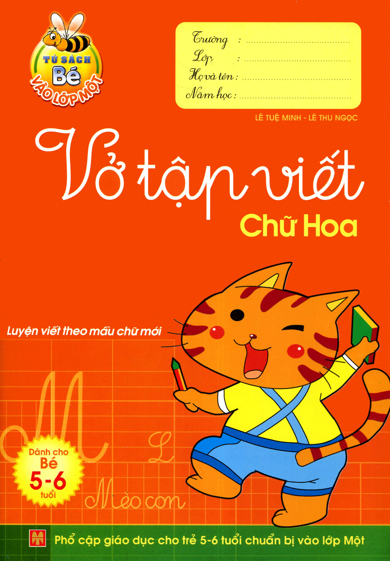 tủ sách bé vào lớp 1 - vở tập viết chữ hoa - Ảnh 2