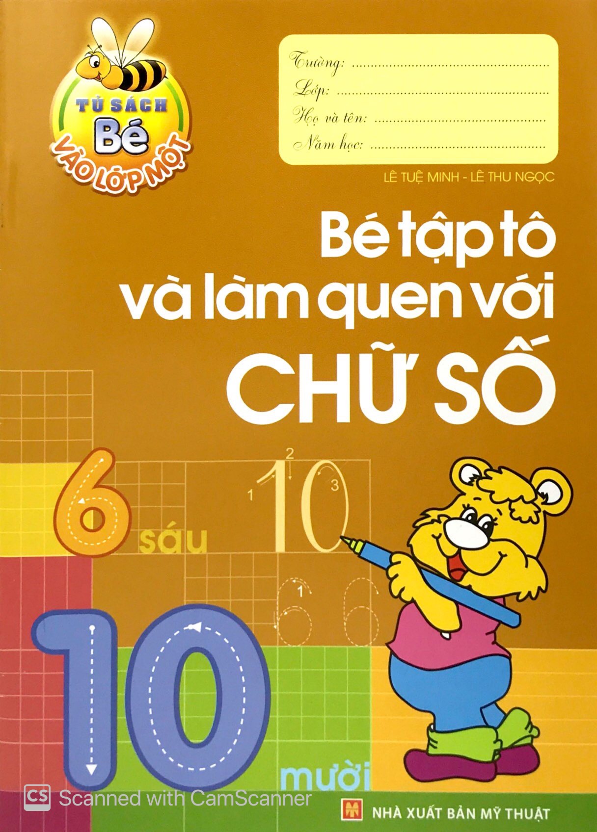 tủ sách bé vào lớp một - bé tập tô và làm quen với chữ số (tái bản 2019) - Ảnh 2