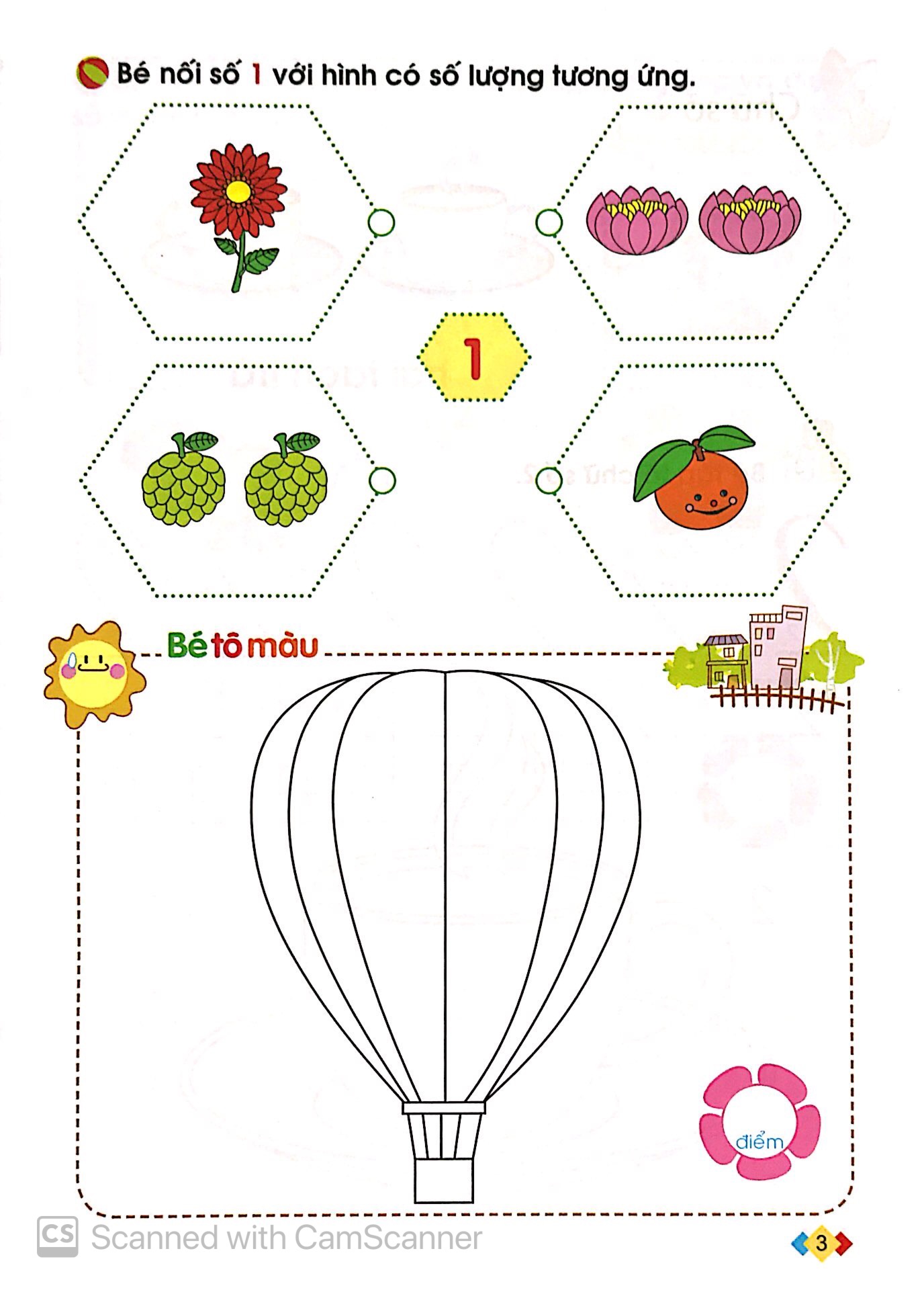 tủ sách bé vào lớp một - bé tập tô và làm quen với chữ số (tái bản 2019) - Ảnh 4