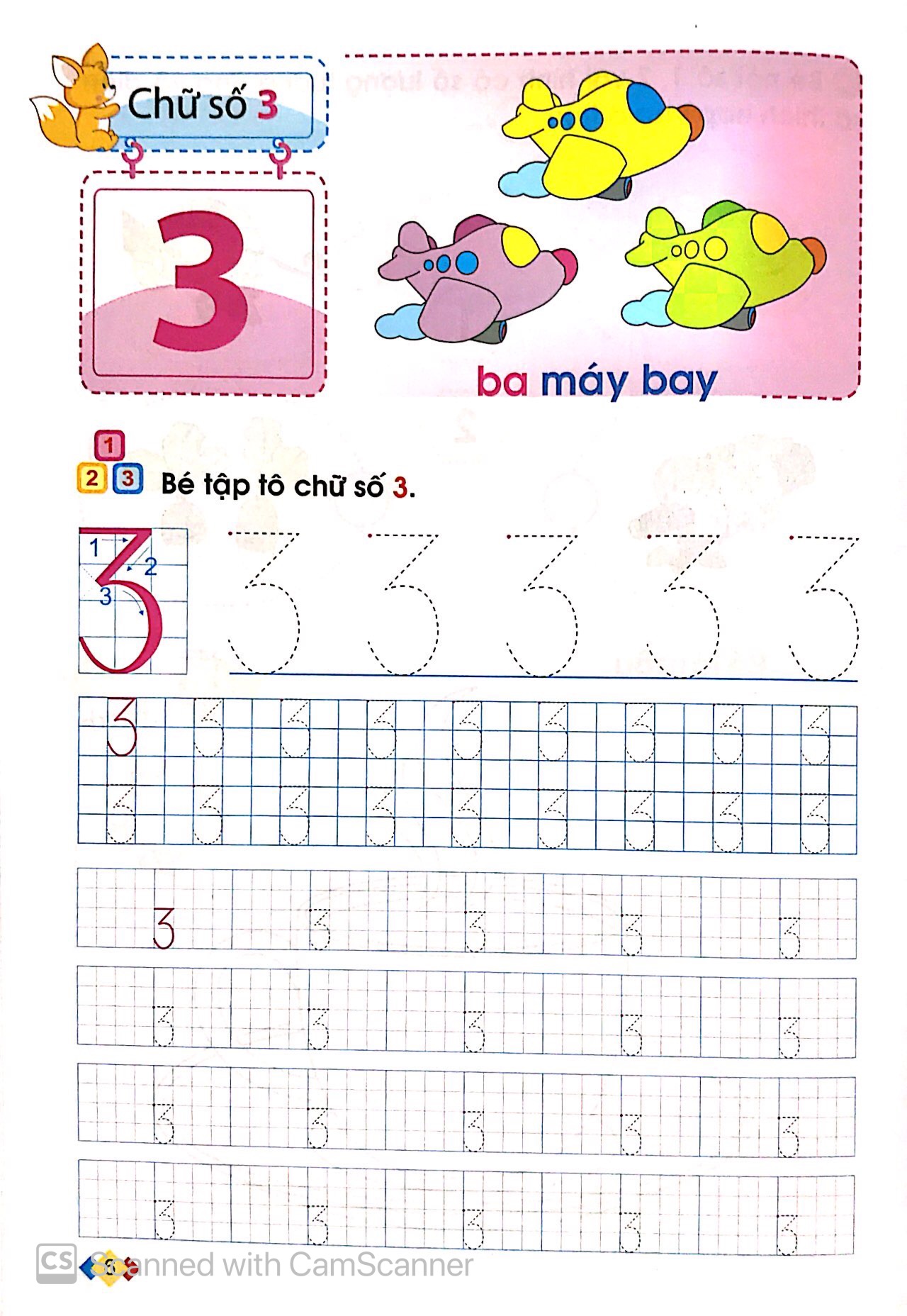 tủ sách bé vào lớp một - bé tập tô và làm quen với chữ số (tái bản 2019) - Ảnh 7