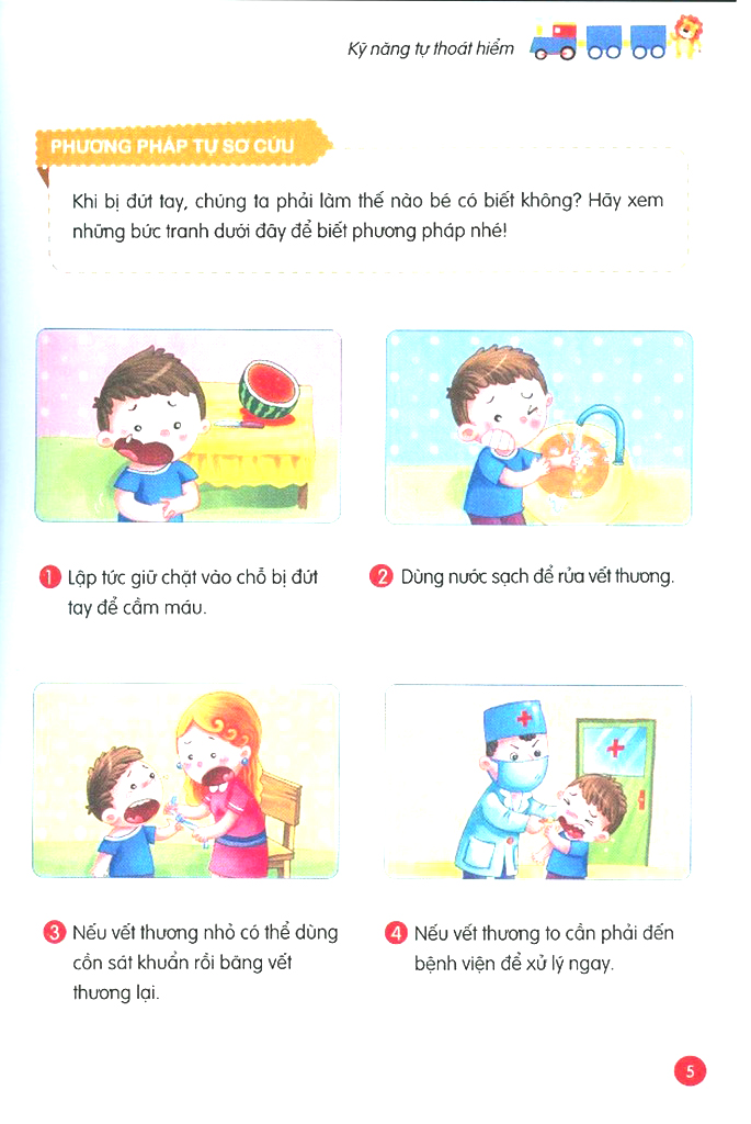 tủ sách bổi dưỡng kỹ năng sống - kỹ năng tự thoát hiểm (tái bản 2023) - Ảnh 3