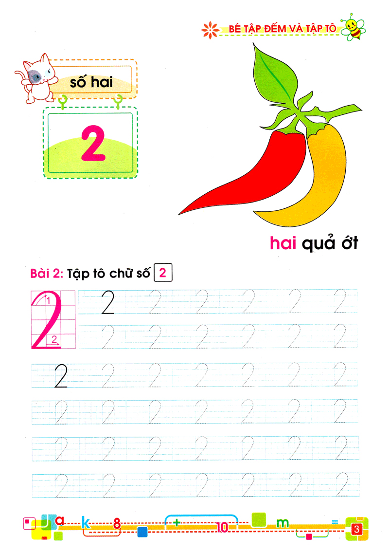 tủ sách cho bé vào lớp 1 - bé tập đếm và tập tô - Ảnh 4