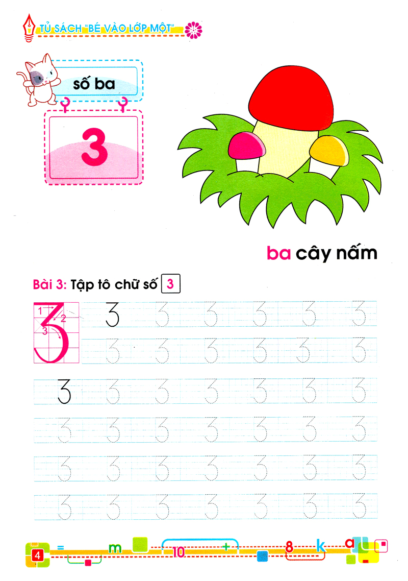tủ sách cho bé vào lớp 1 - bé tập đếm và tập tô - Ảnh 5