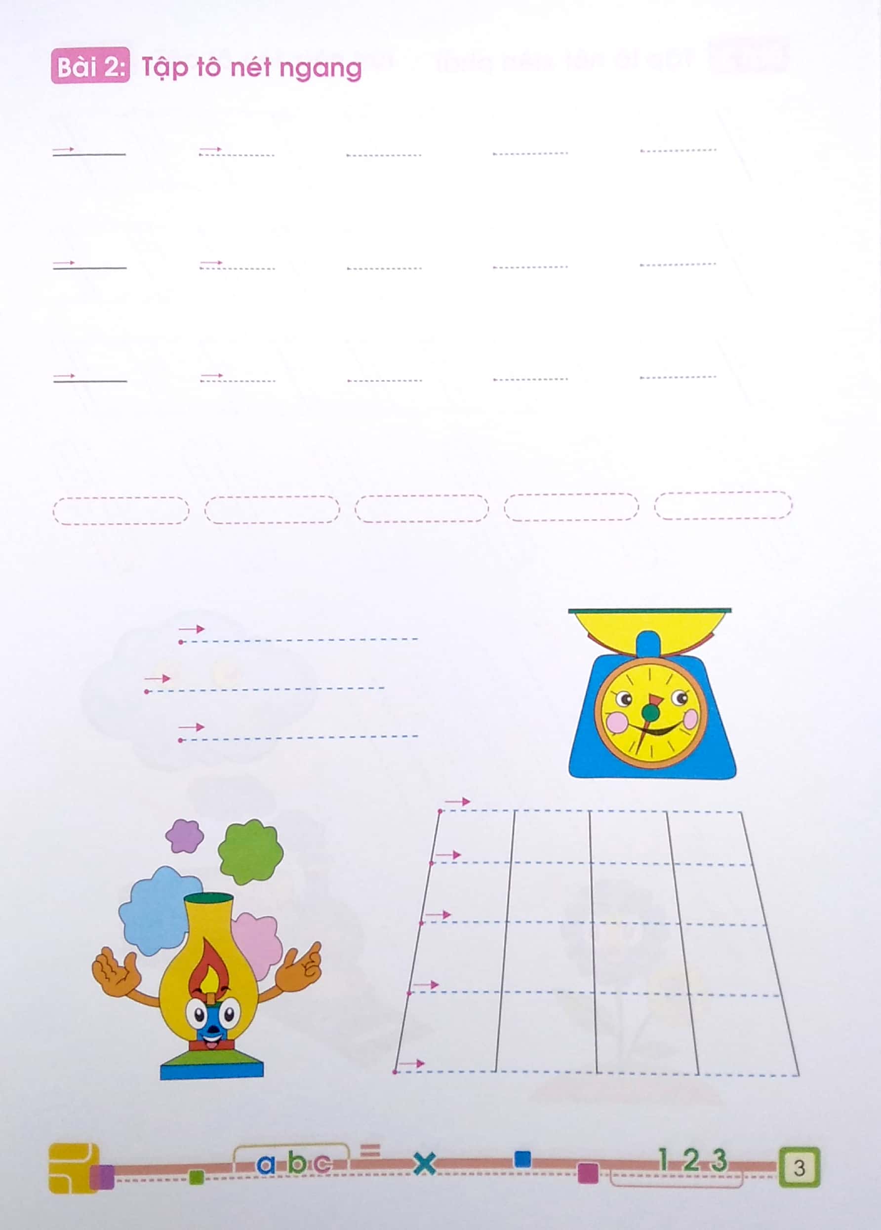 tủ sách cho bé vào lớp 1 - bé tập tô nét cơ bản - dành cho bé 4-5 tuổi (2022) - Ảnh 4