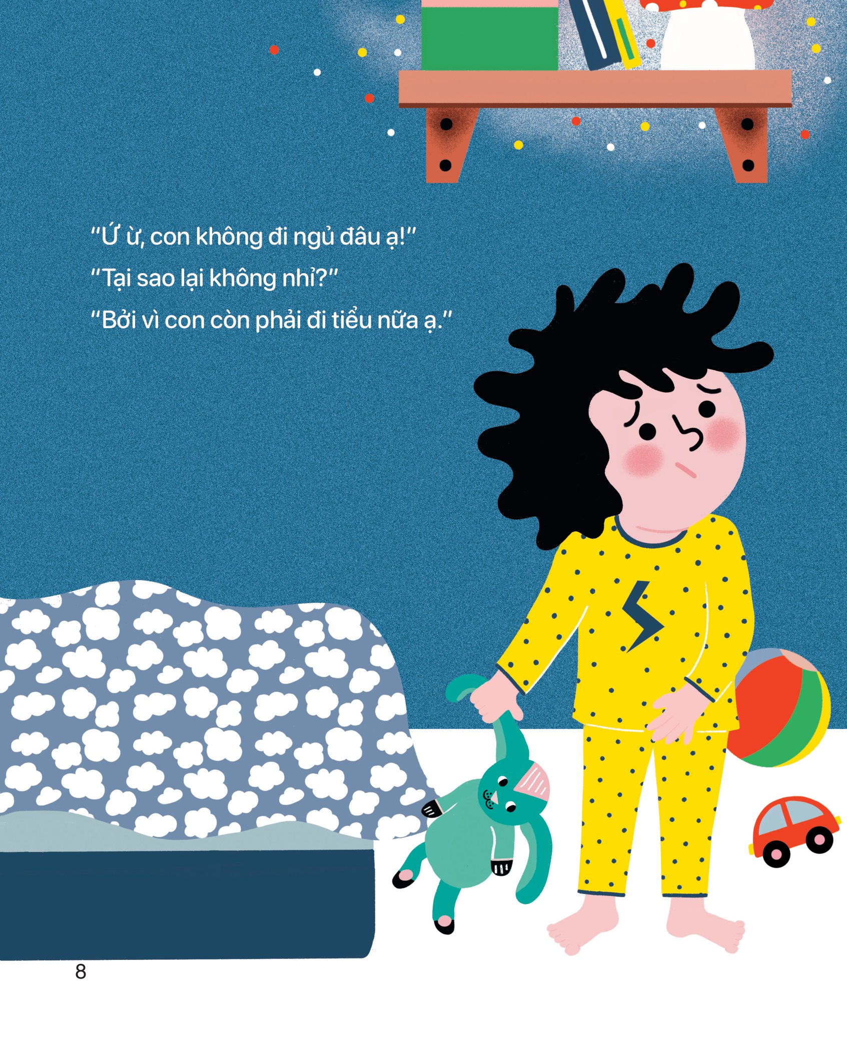 tủ sách cùng con trưởng thành - eq-iq - xây dựng thói quên tốt đầu đời cho trẻ - con không đi ngủ đâu - Ảnh 6