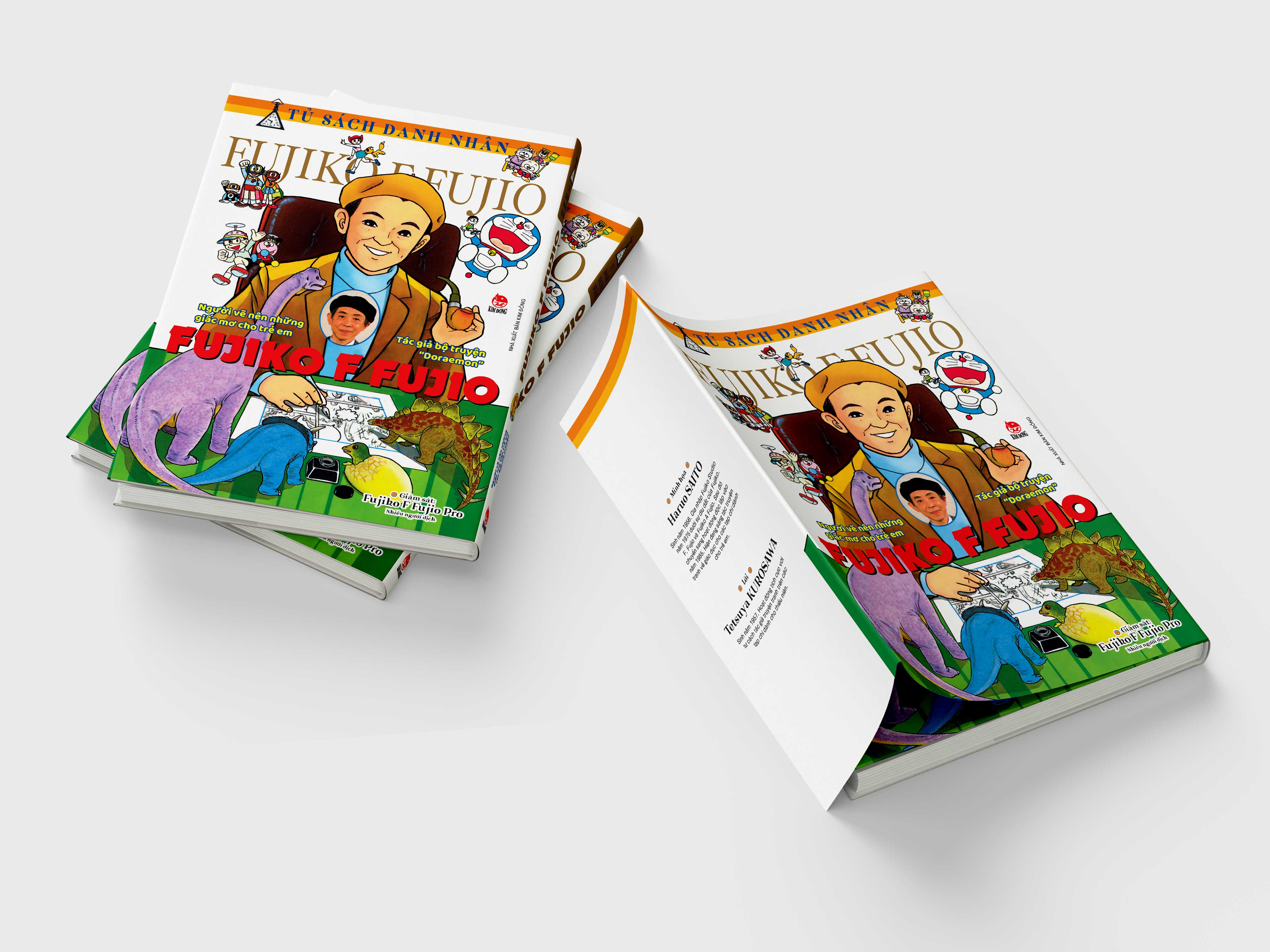 tủ sách danh nhân - fujiko f fujio - người vẽ nên những giấc mơ cho trẻ em - tác giả bộ truyện "doraemon" fujiko f fujio - bìa cứng - Ảnh 4