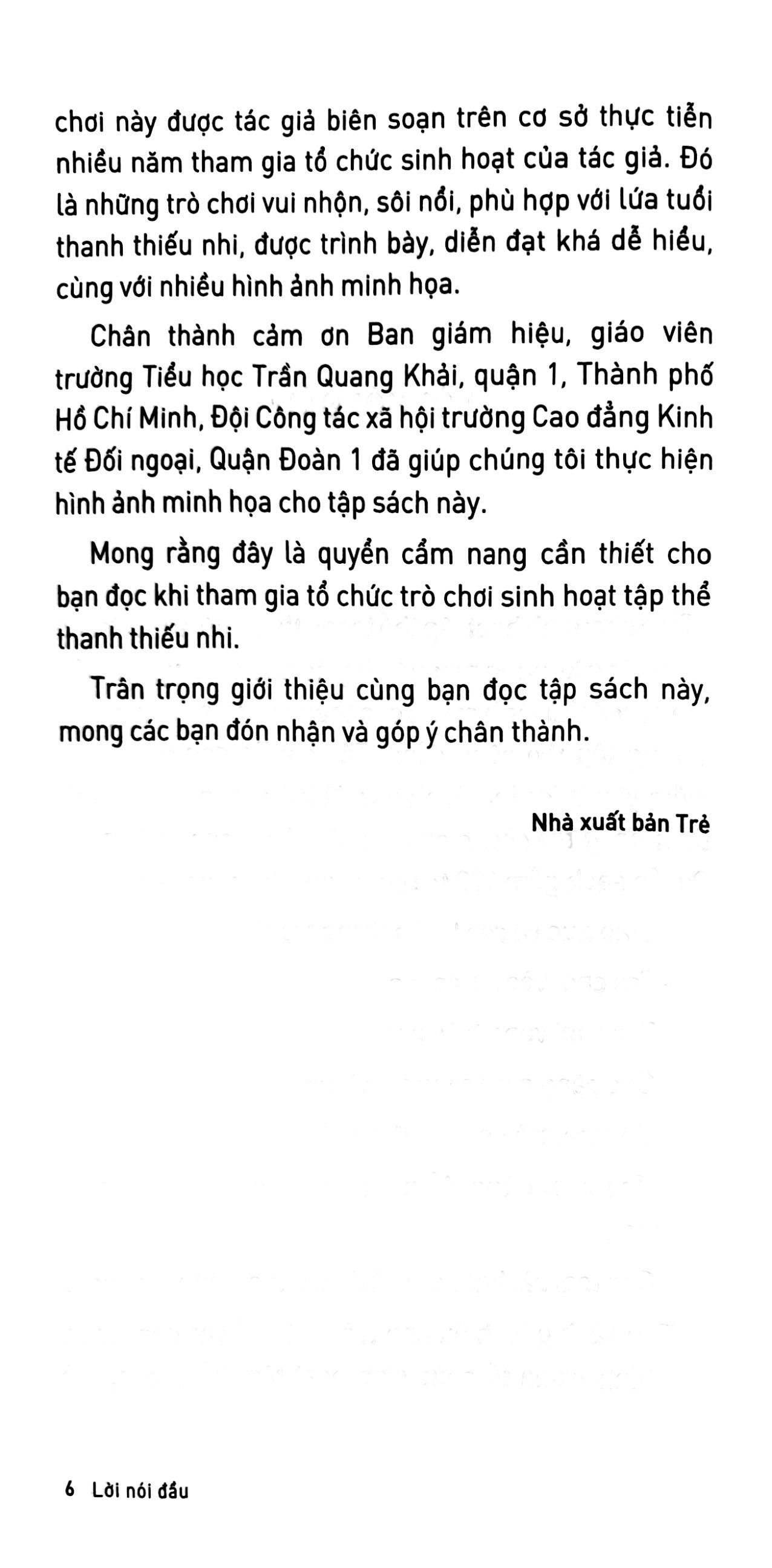 tủ sách đoàn - hội - đội và kỹ năng sinh hoạt thiếu nhi - cẩm nang trò chơi sinh hoạt tập thể thanh thiếu niên (2022) - Ảnh 4