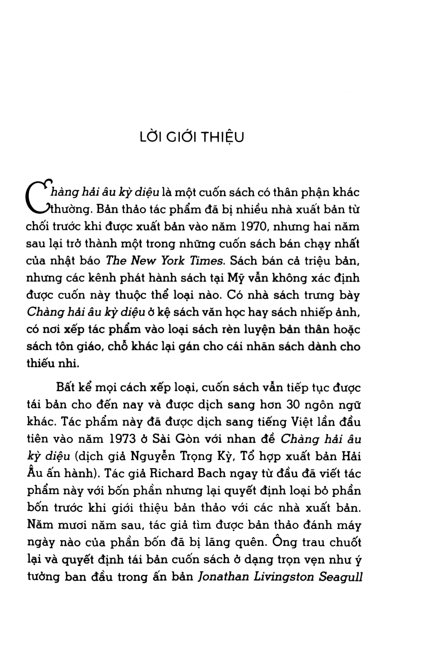 tủ sách đời người - chàng hải âu kỳ diệu - Ảnh 3