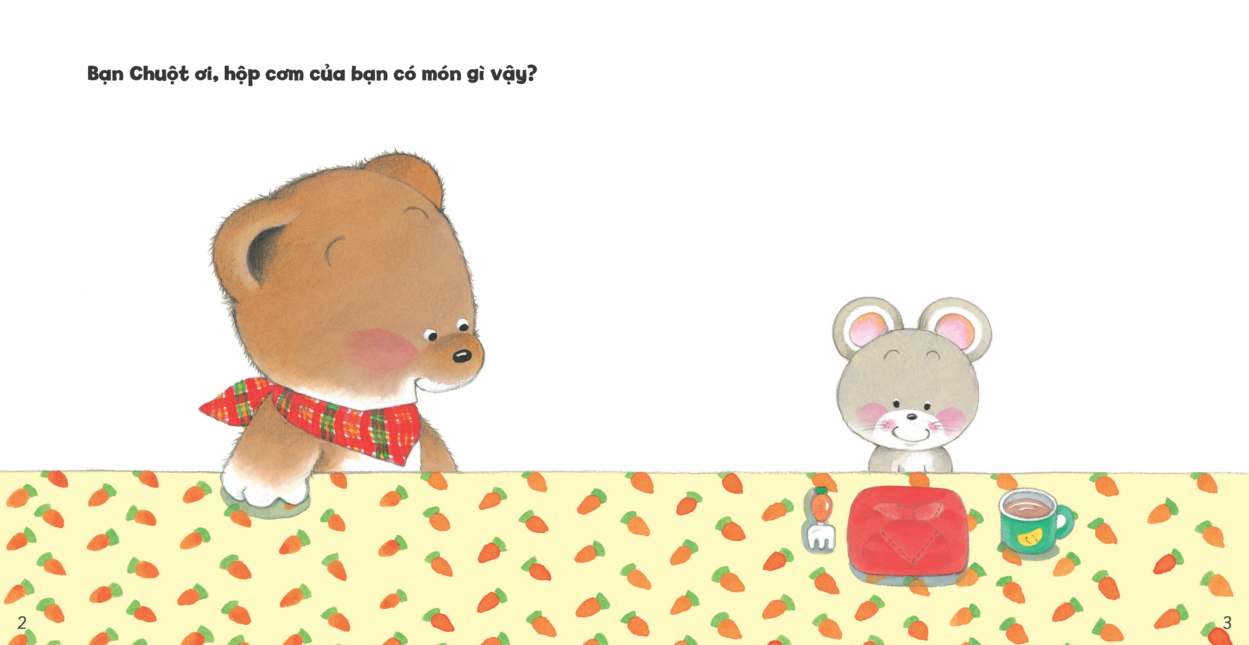 tủ sách ehon cho bé - cơm hộp ngon quá! - bìa cứng - Ảnh 3