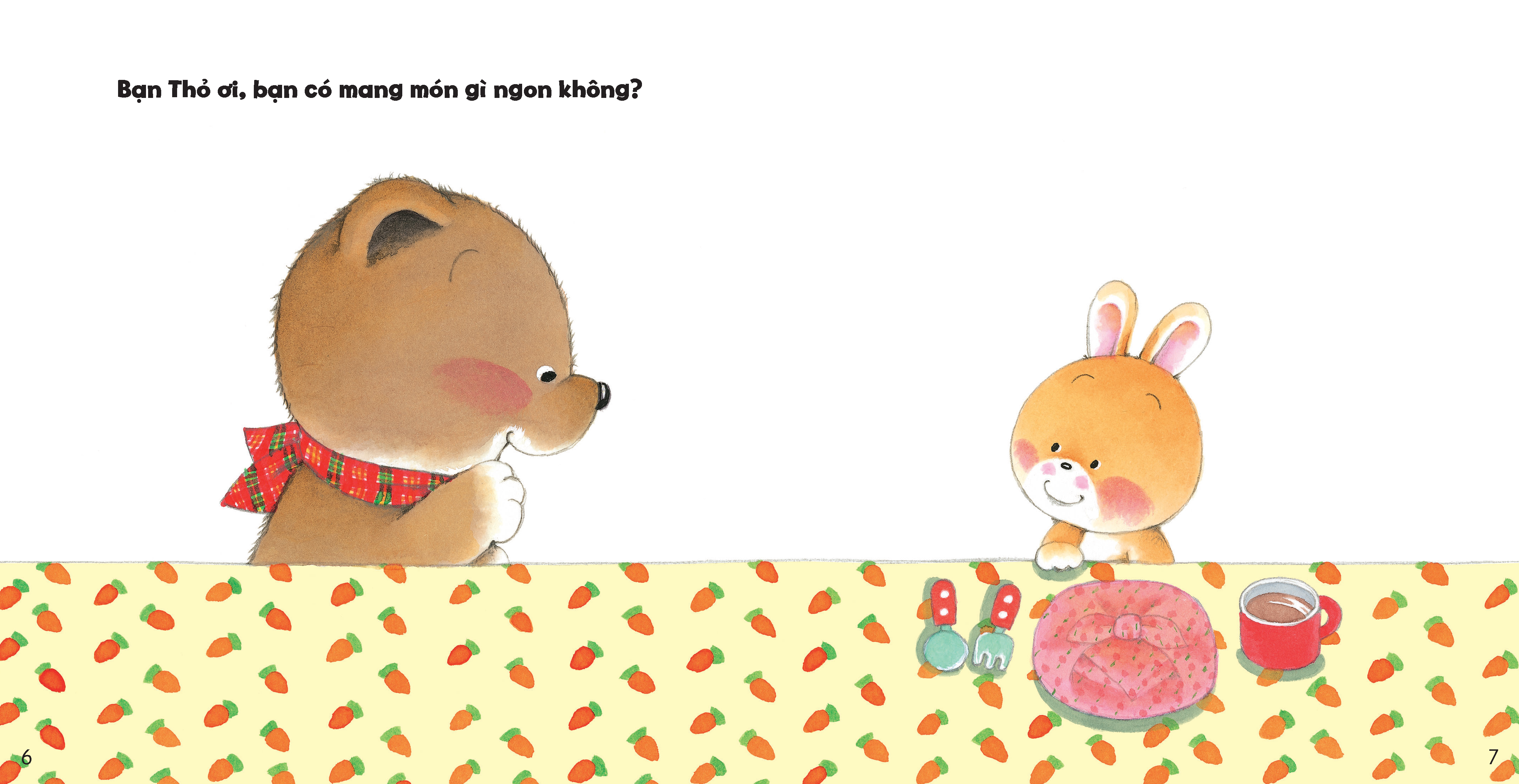 tủ sách ehon cho bé - cơm hộp ngon quá! - bìa cứng - Ảnh 4