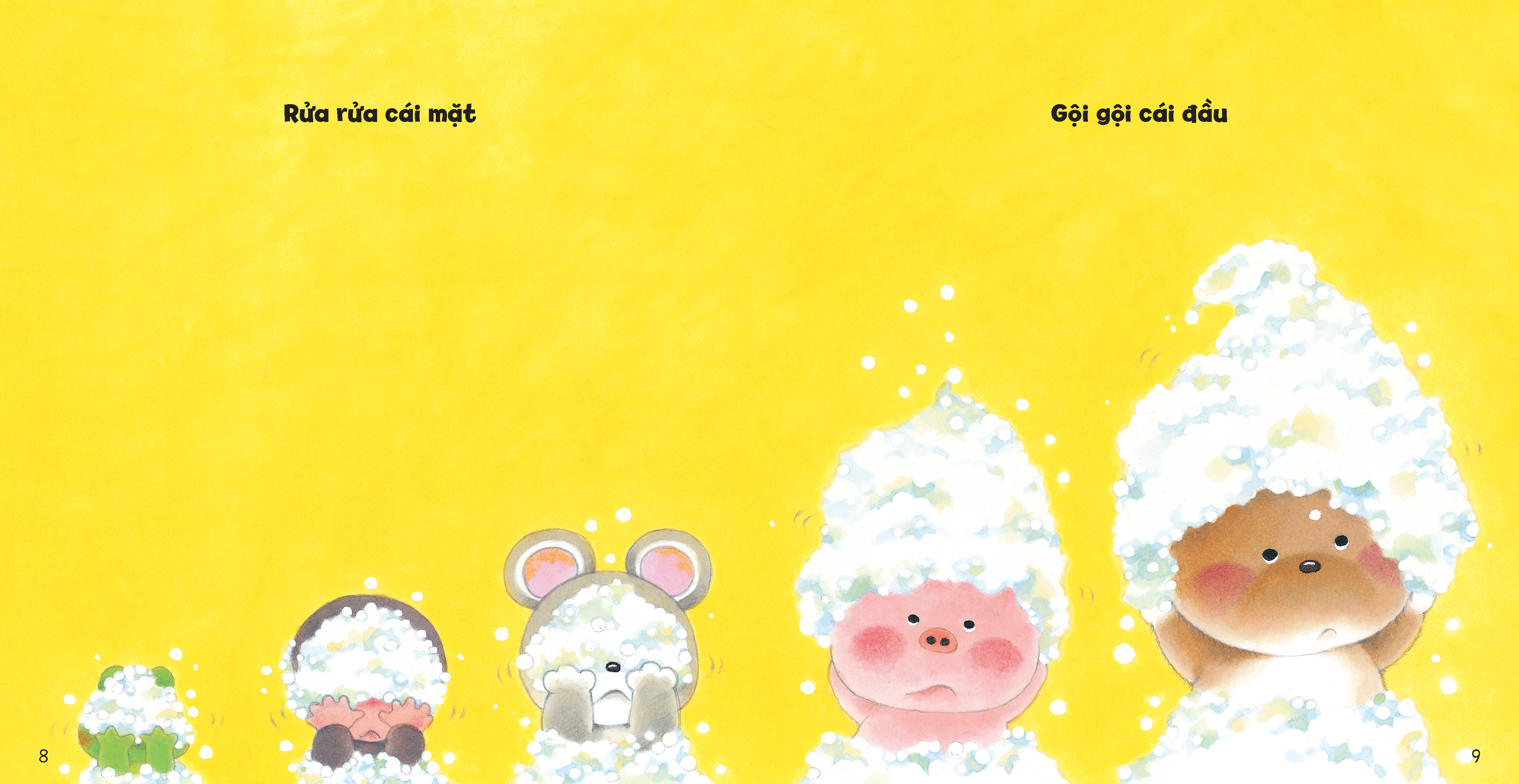 tủ sách ehon cho bé - cùng tắm nào!​​​ - bìa cứng - Ảnh 3