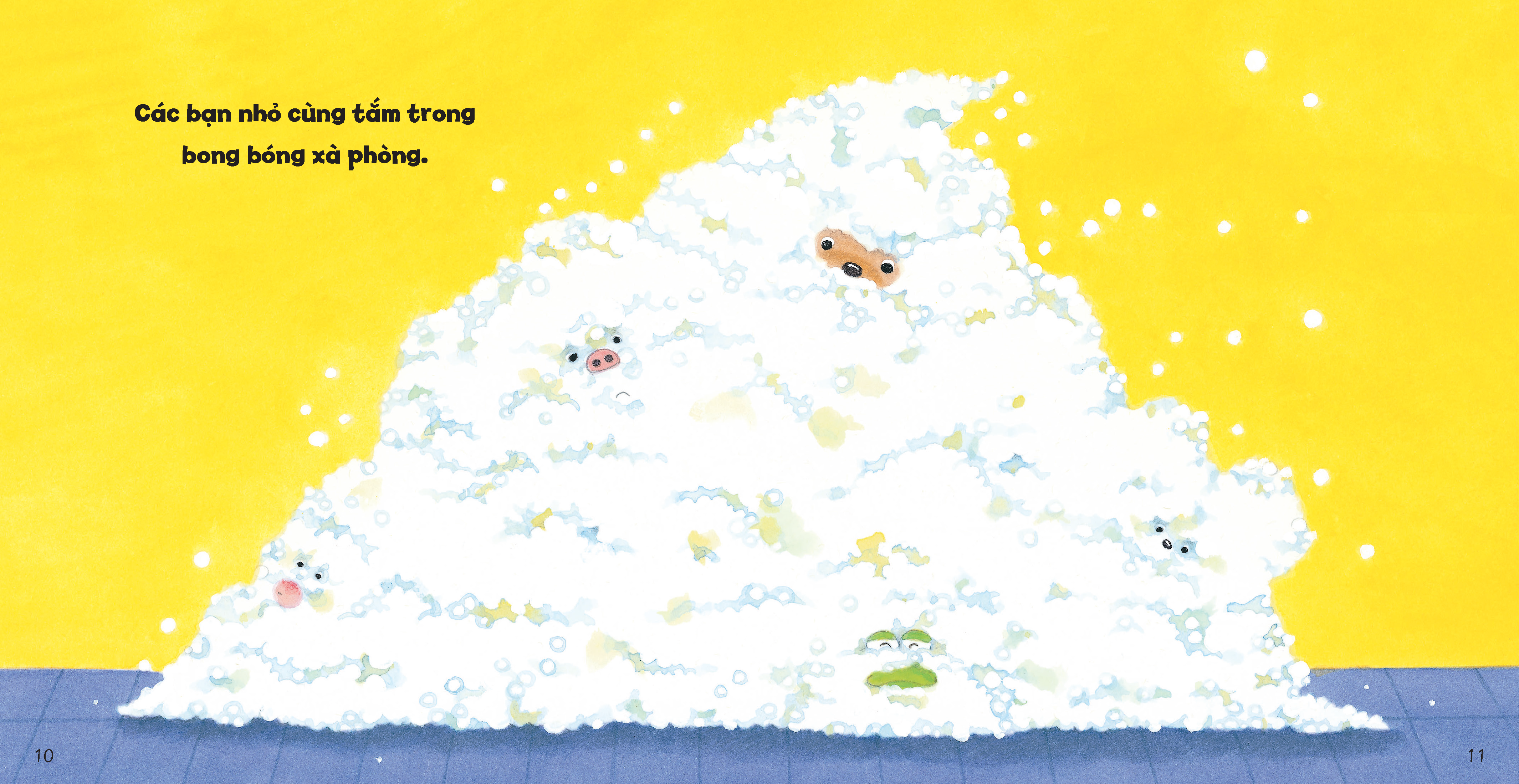 tủ sách ehon cho bé - cùng tắm nào!​​​ - bìa cứng - Ảnh 4