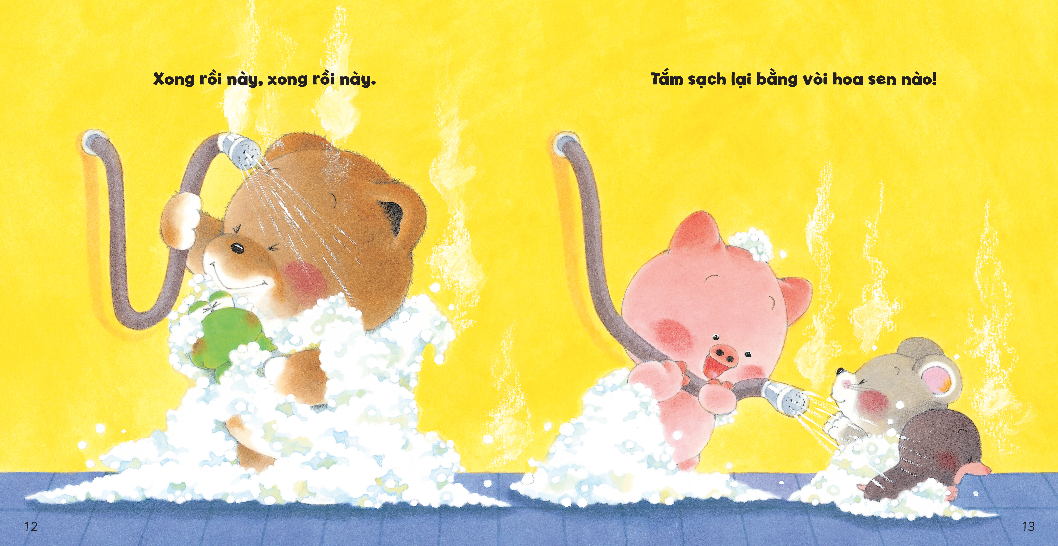 tủ sách ehon cho bé - cùng tắm nào!​​​ - bìa cứng - Ảnh 5