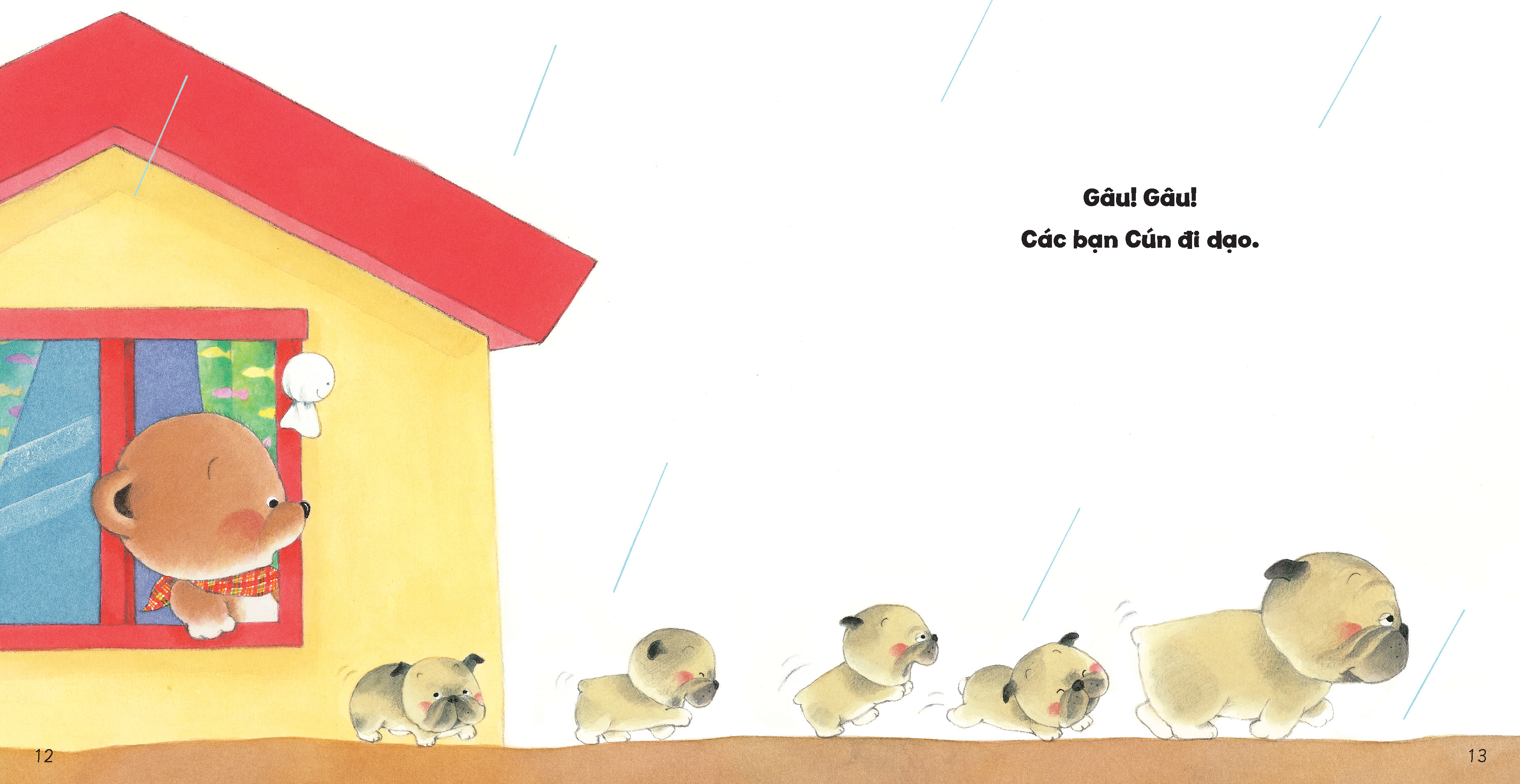 tủ sách ehon cho bé - dạo chơi​ - bìa cứng - Ảnh 5