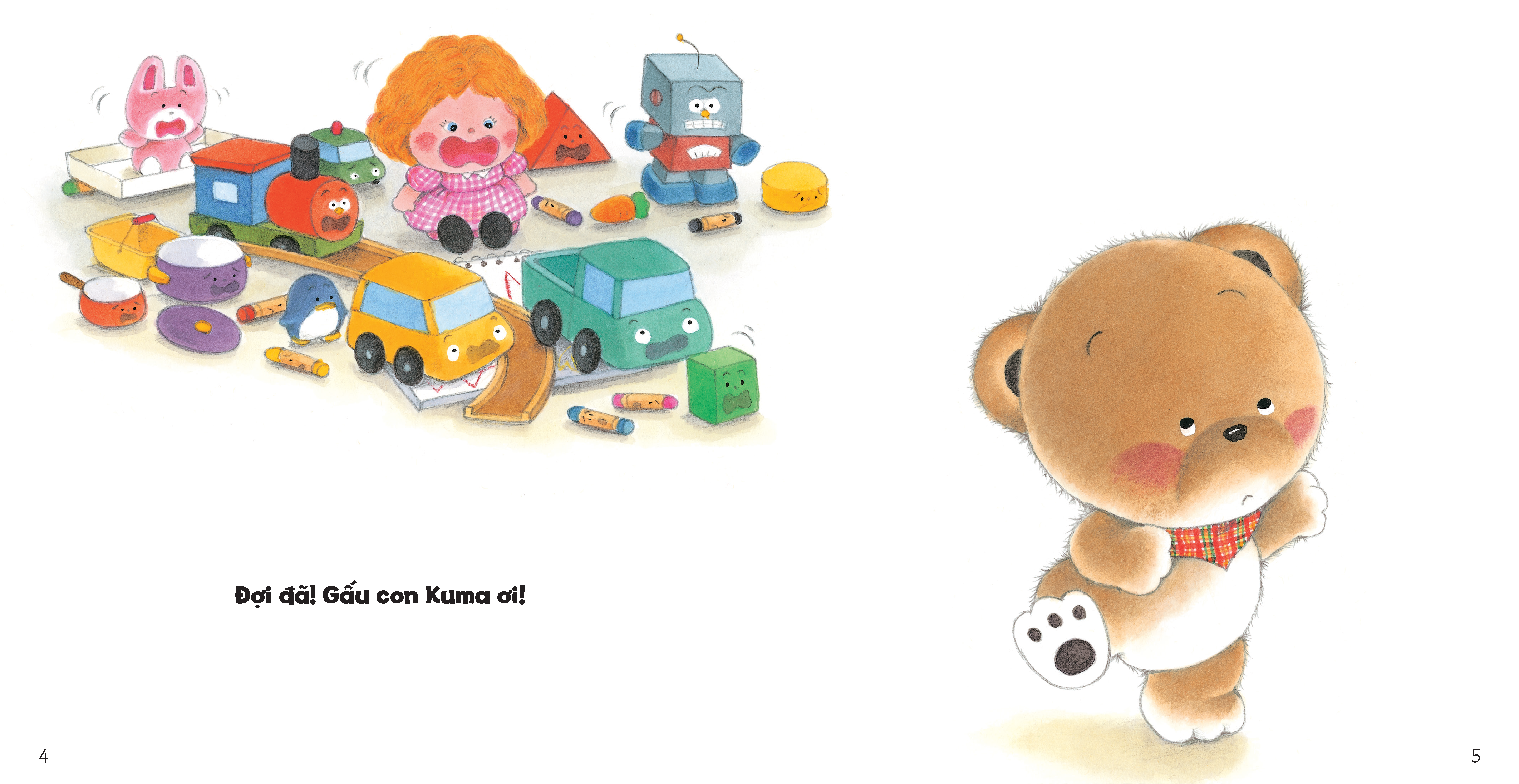 tủ sách ehon cho bé - dọn dẹp đồ chơi​ - bìa cứng - Ảnh 4