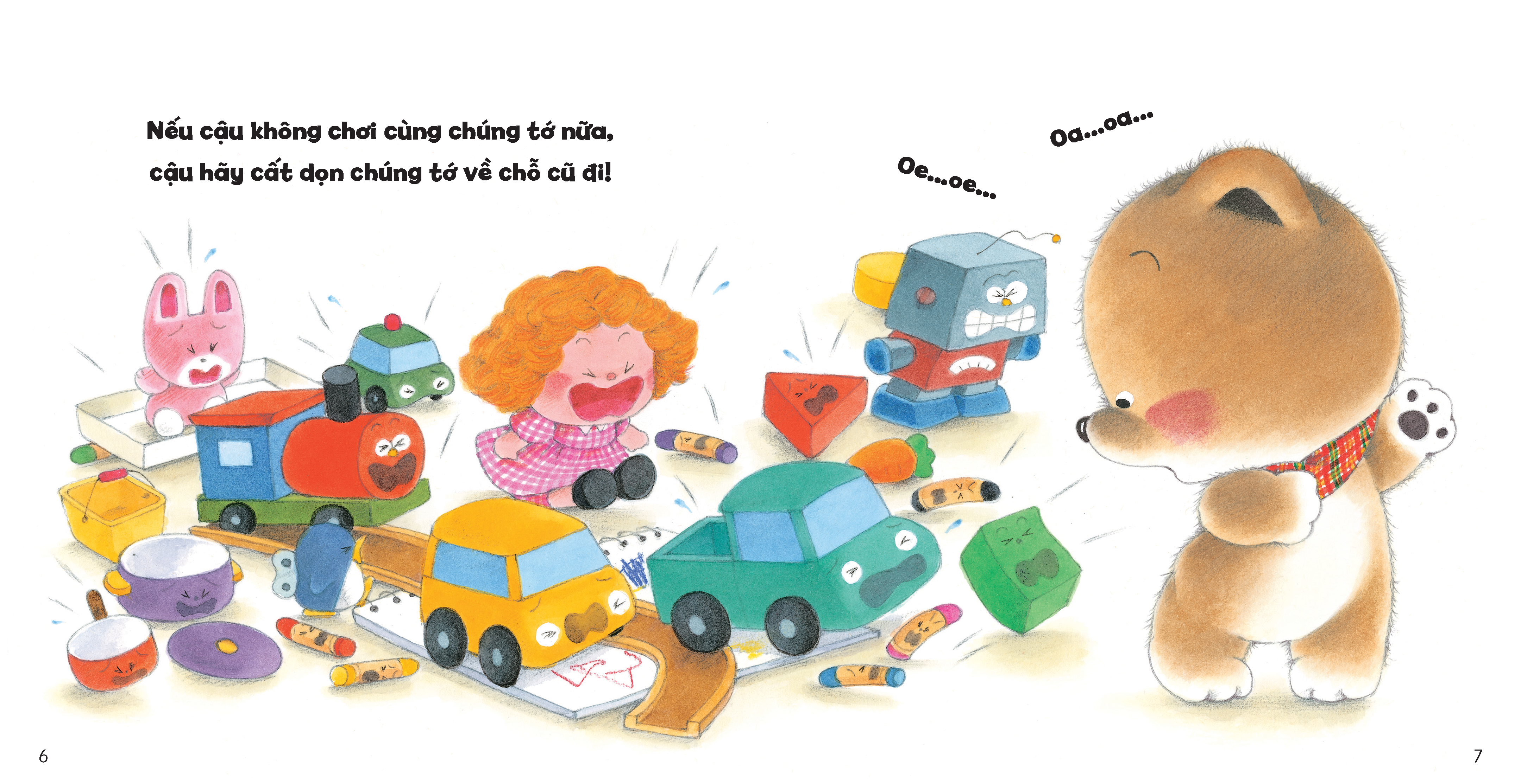 tủ sách ehon cho bé - dọn dẹp đồ chơi​ - bìa cứng - Ảnh 5