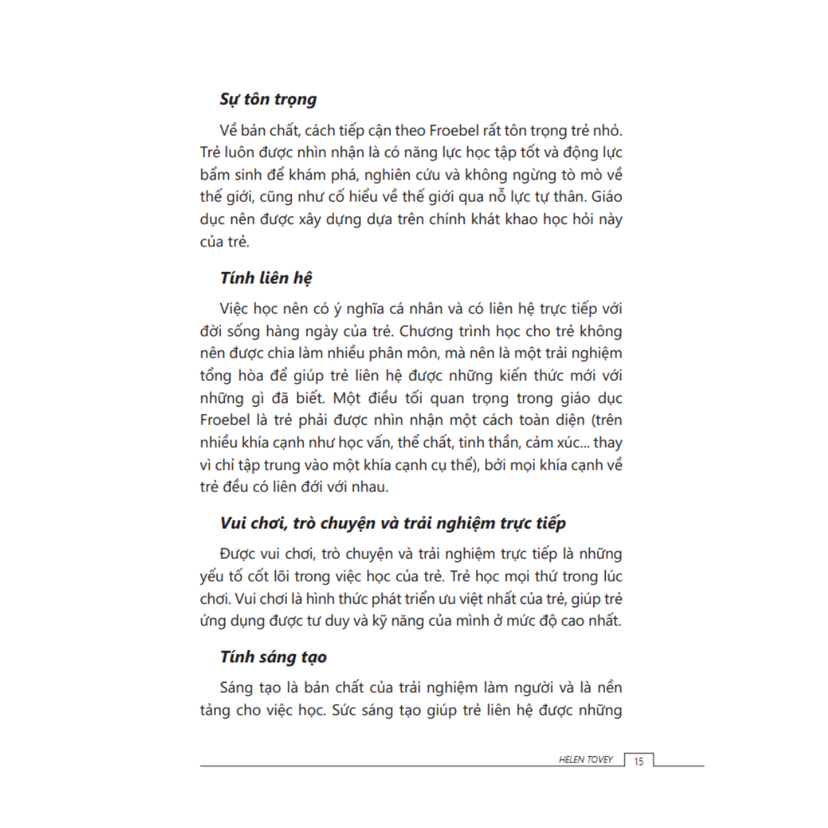 Tủ Sách Giáo Dục Mầm Non IPER - Cẩm Nang Giáo Dục Mầm Non Theo Cách Tiếp Cận Froebel - Ảnh 10