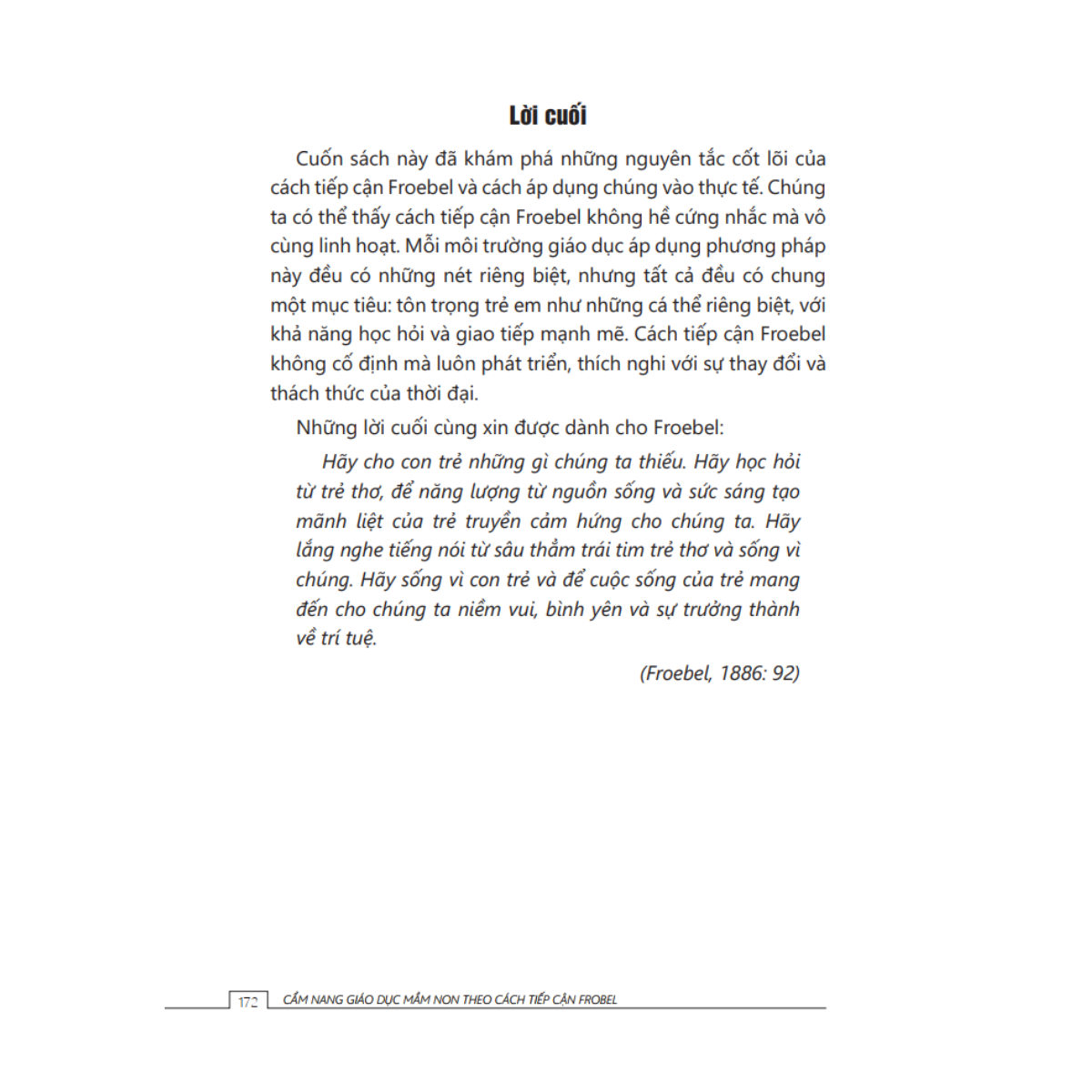 Tủ Sách Giáo Dục Mầm Non IPER - Cẩm Nang Giáo Dục Mầm Non Theo Cách Tiếp Cận Froebel - Ảnh 13