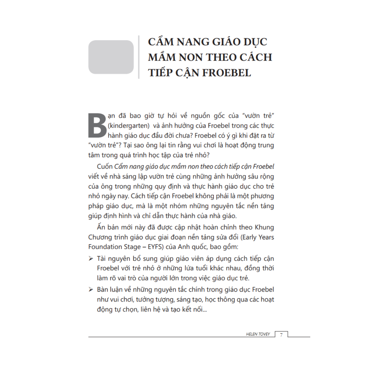 Tủ Sách Giáo Dục Mầm Non IPER - Cẩm Nang Giáo Dục Mầm Non Theo Cách Tiếp Cận Froebel - Ảnh 5