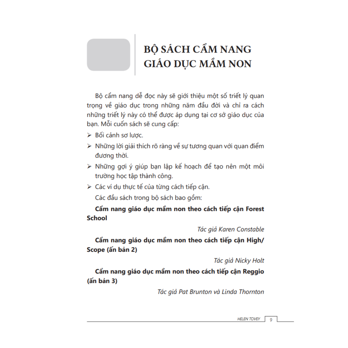 Tủ Sách Giáo Dục Mầm Non IPER - Cẩm Nang Giáo Dục Mầm Non Theo Cách Tiếp Cận Froebel - Ảnh 6