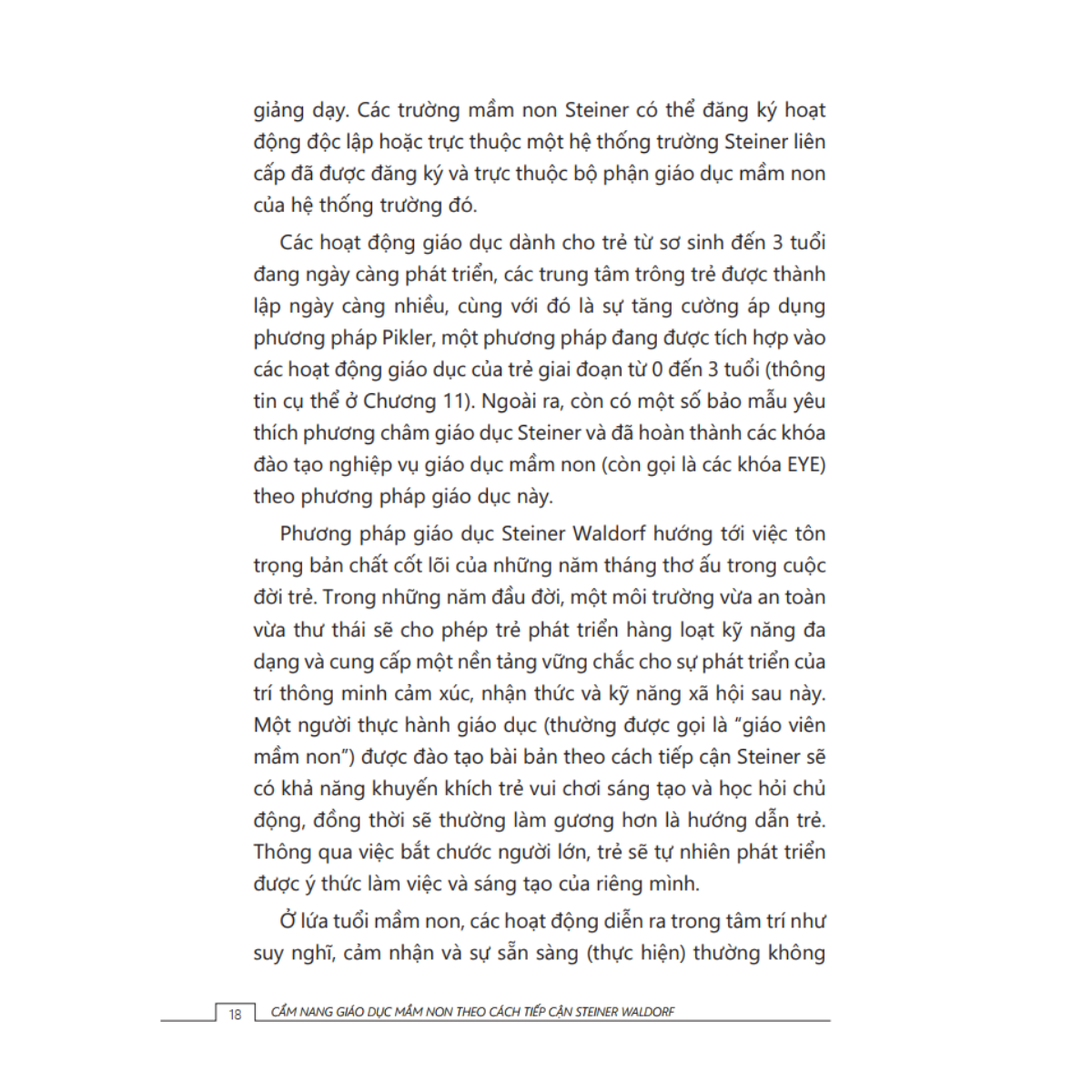 Tủ Sách Giáo Dục Mầm Non IPER - Cẩm Nang Giáo Dục Mầm Non Theo Cách Tiếp Cận Steiner Waldorf - Ảnh 8