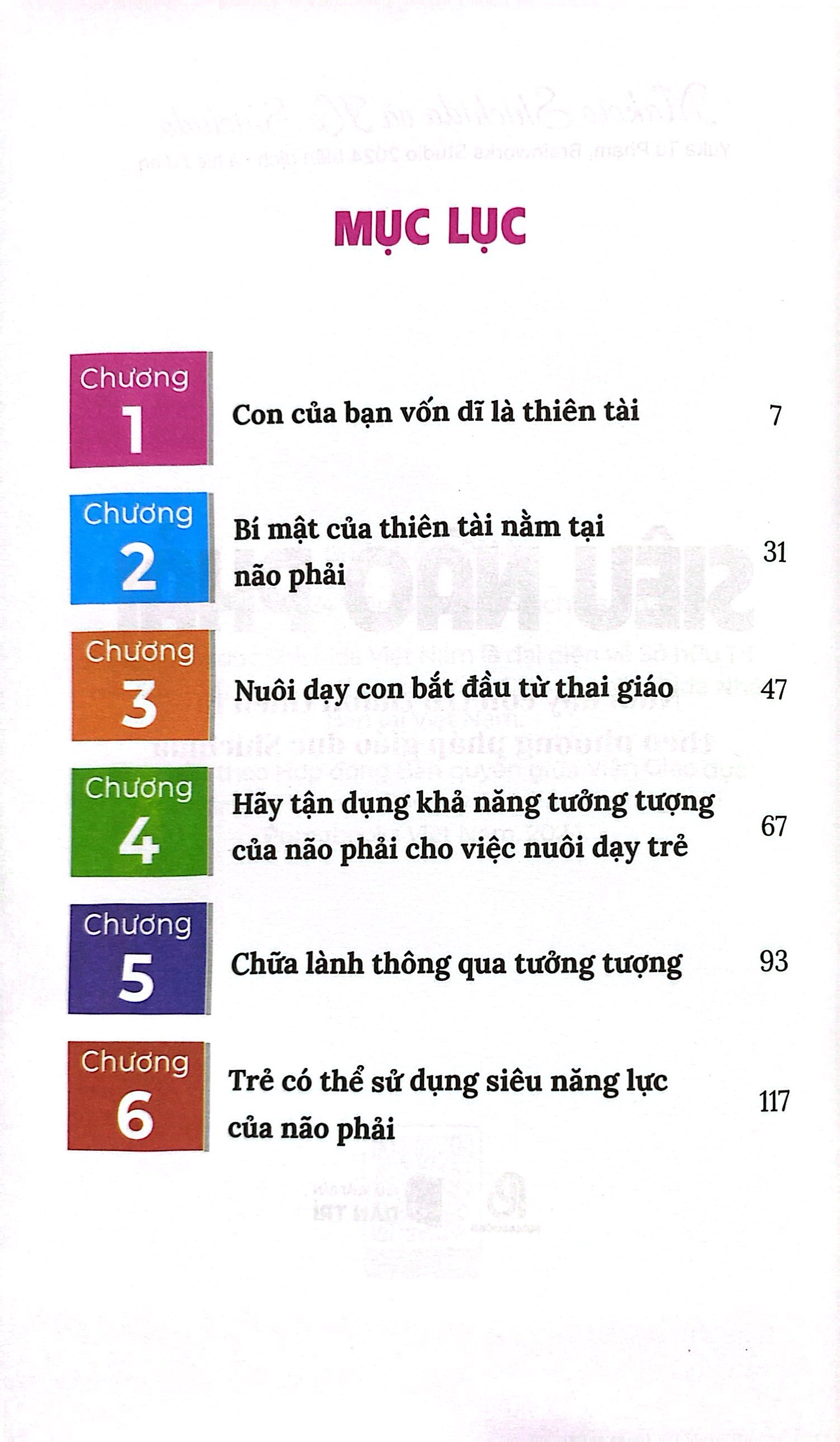 tủ sách giáo dục shichida - siêu não phải - nuôi dạy con trở thành thiên tài theo phương pháp giáo dục shichida - Ảnh 3