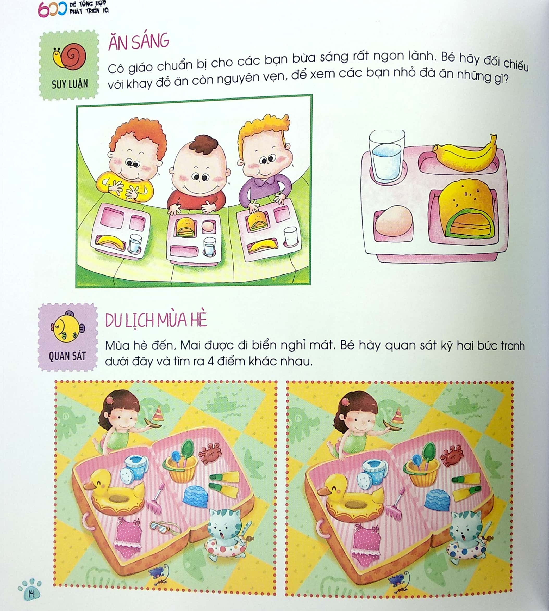 tủ sách giáo dục sớm - 600 đề tổng hợp phát triển iq -2 - Ảnh 10