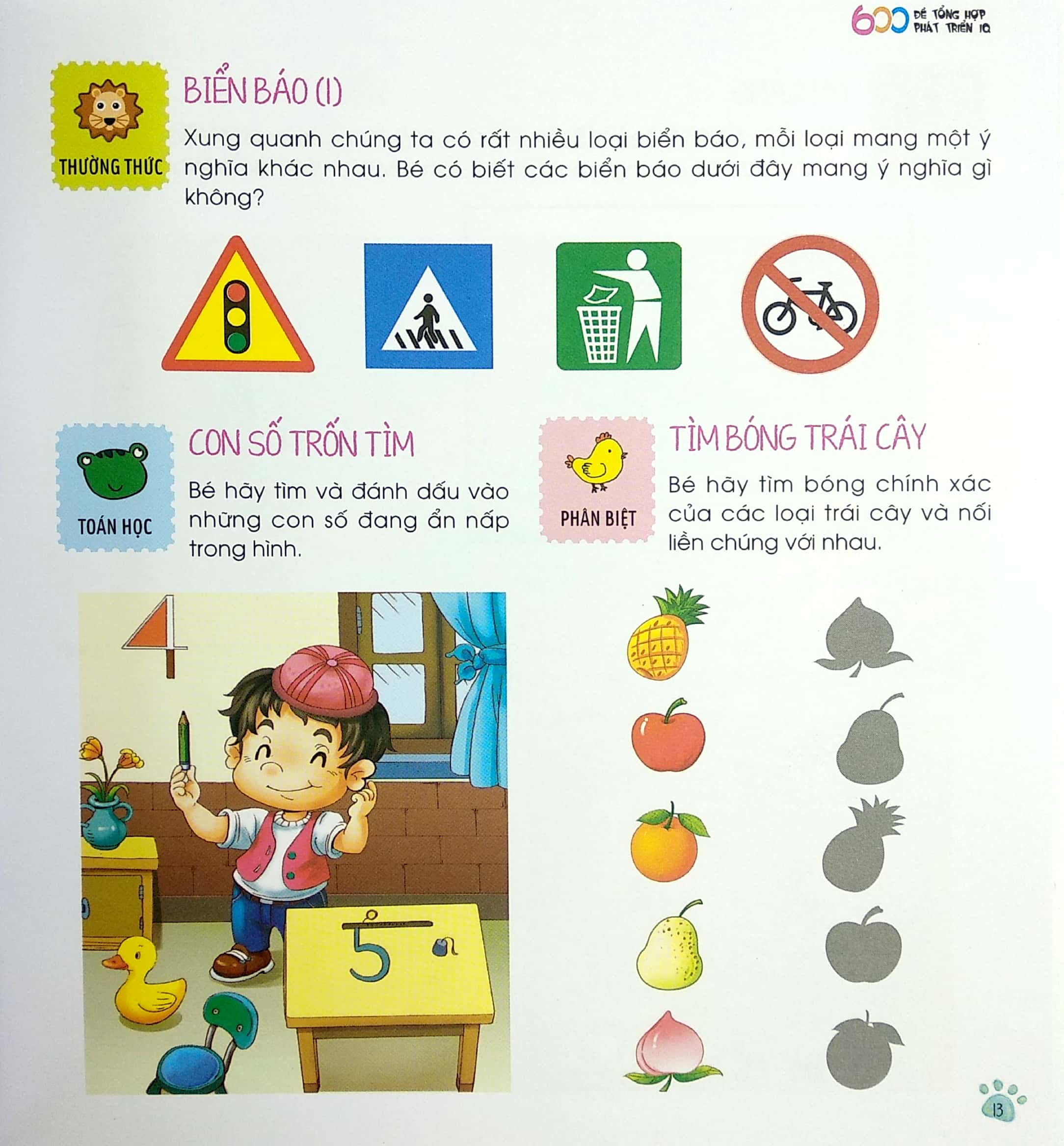 tủ sách giáo dục sớm - 600 đề tổng hợp phát triển iq -2 - Ảnh 9