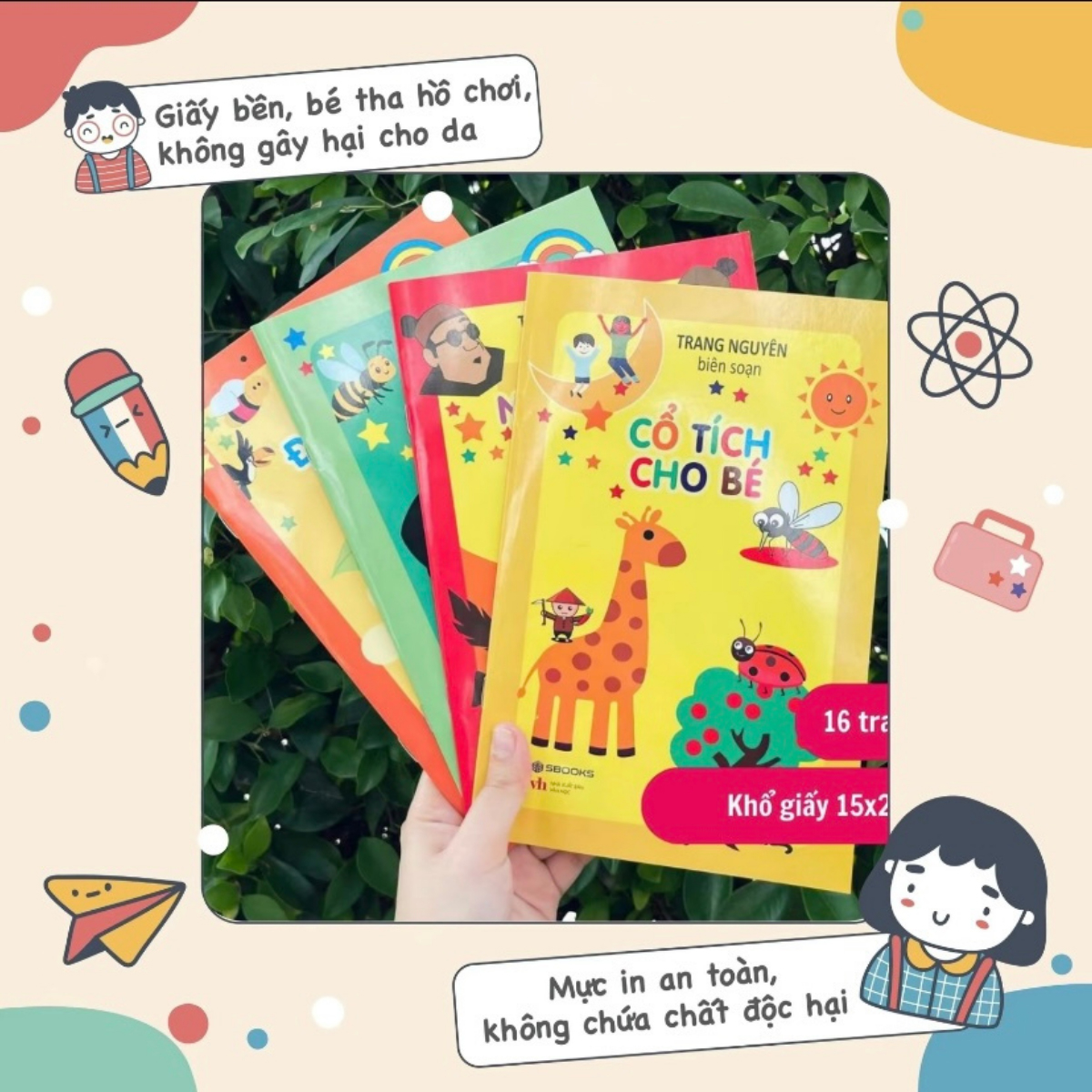 Tủ Sách Giáo Dục Sớm Cho Bé 0-6 Tuổi: Đồng Dao - Câu Đố - Truyện Cổ Tích - Ngụ Ngôn (Bộ 4 Cuốn) - Ảnh 3