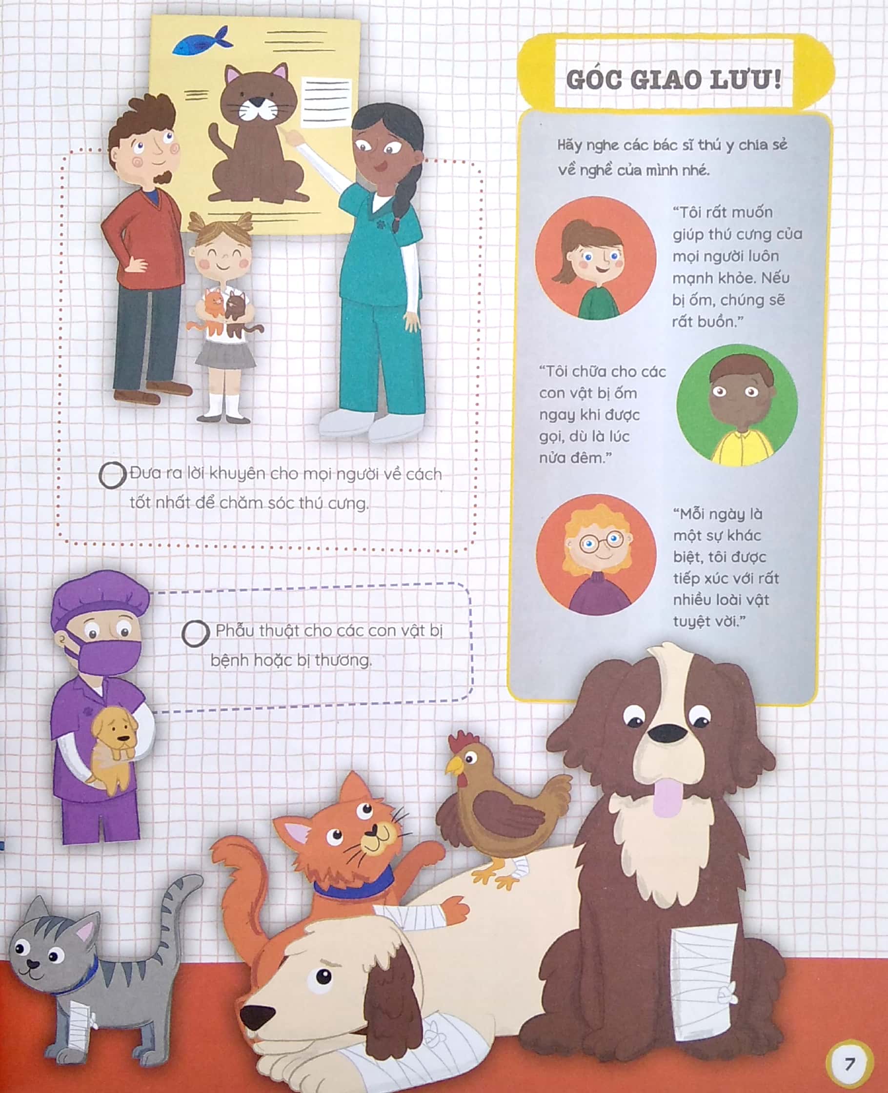 tủ sách giáo dục stem: bác sĩ thú y tập sự - Ảnh 5
