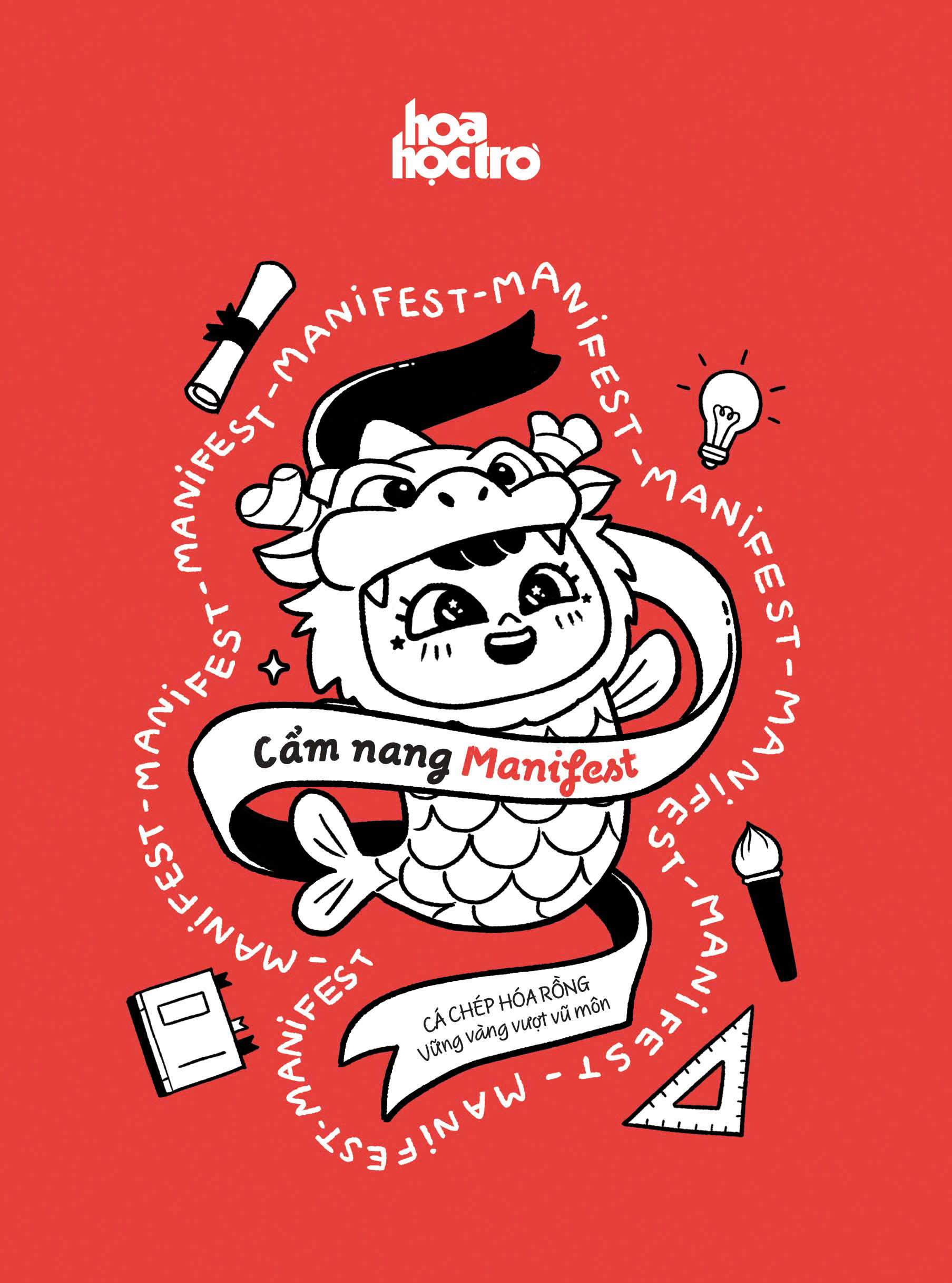 tủ sách gõ cửa tương lai - học gì để dẫn đầu - cá chép hóa rồng - vững vàng vượt vũ môn - tặng kèm sổ tay manifest - Ảnh 3