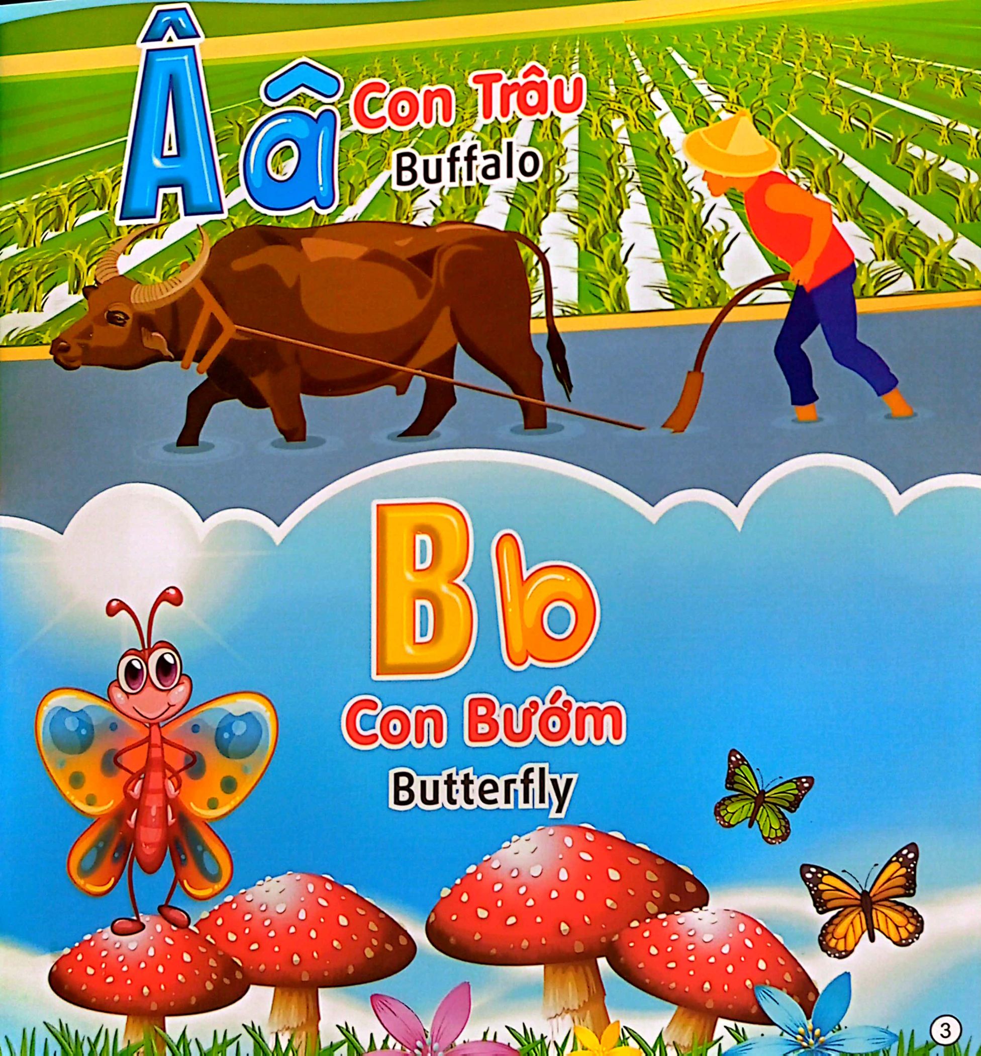 tủ sách học tiếng anh bằng hình - su su nhận biết - chữ cái - Ảnh 4