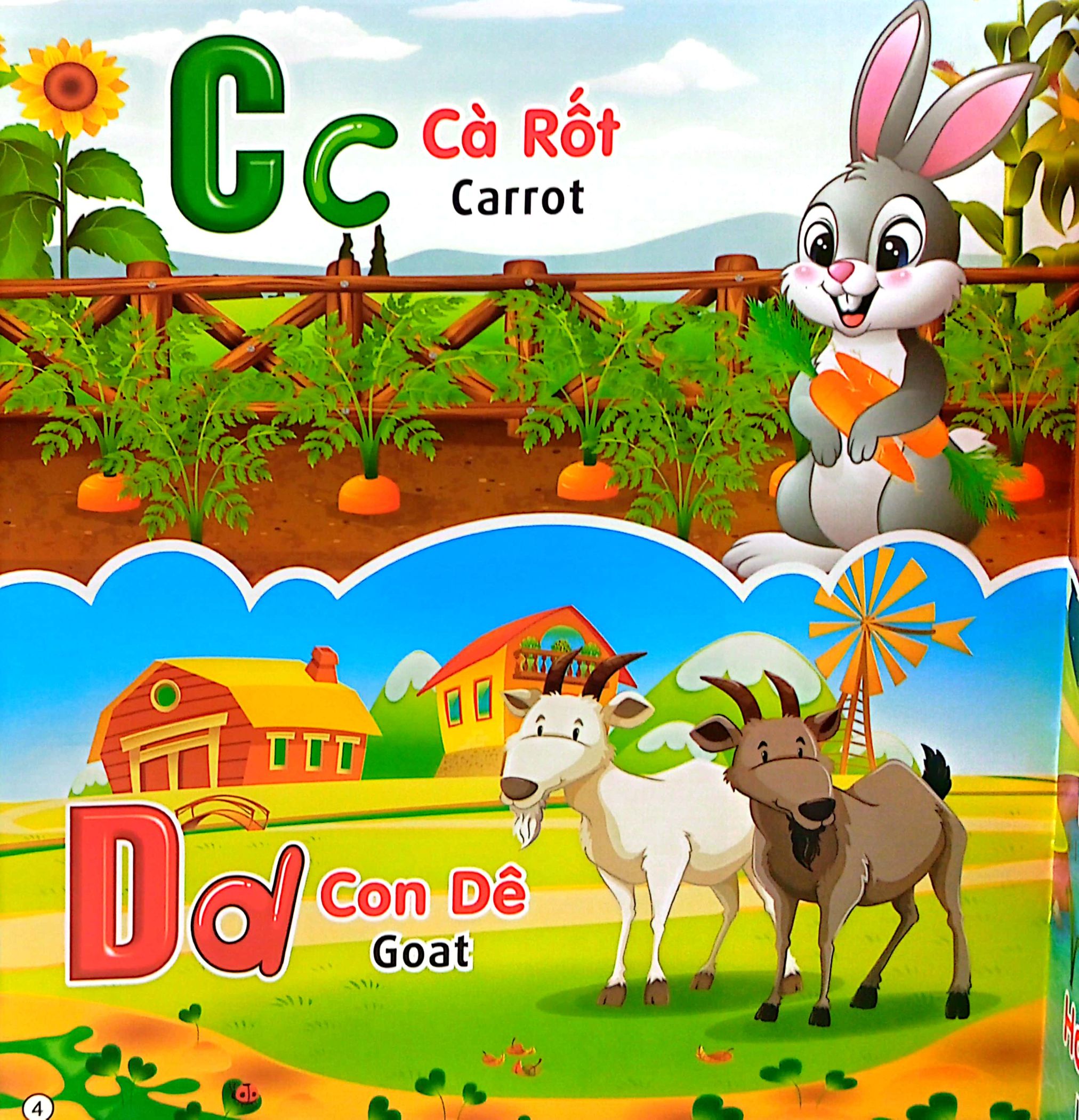 tủ sách học tiếng anh bằng hình - su su nhận biết - chữ cái - Ảnh 5