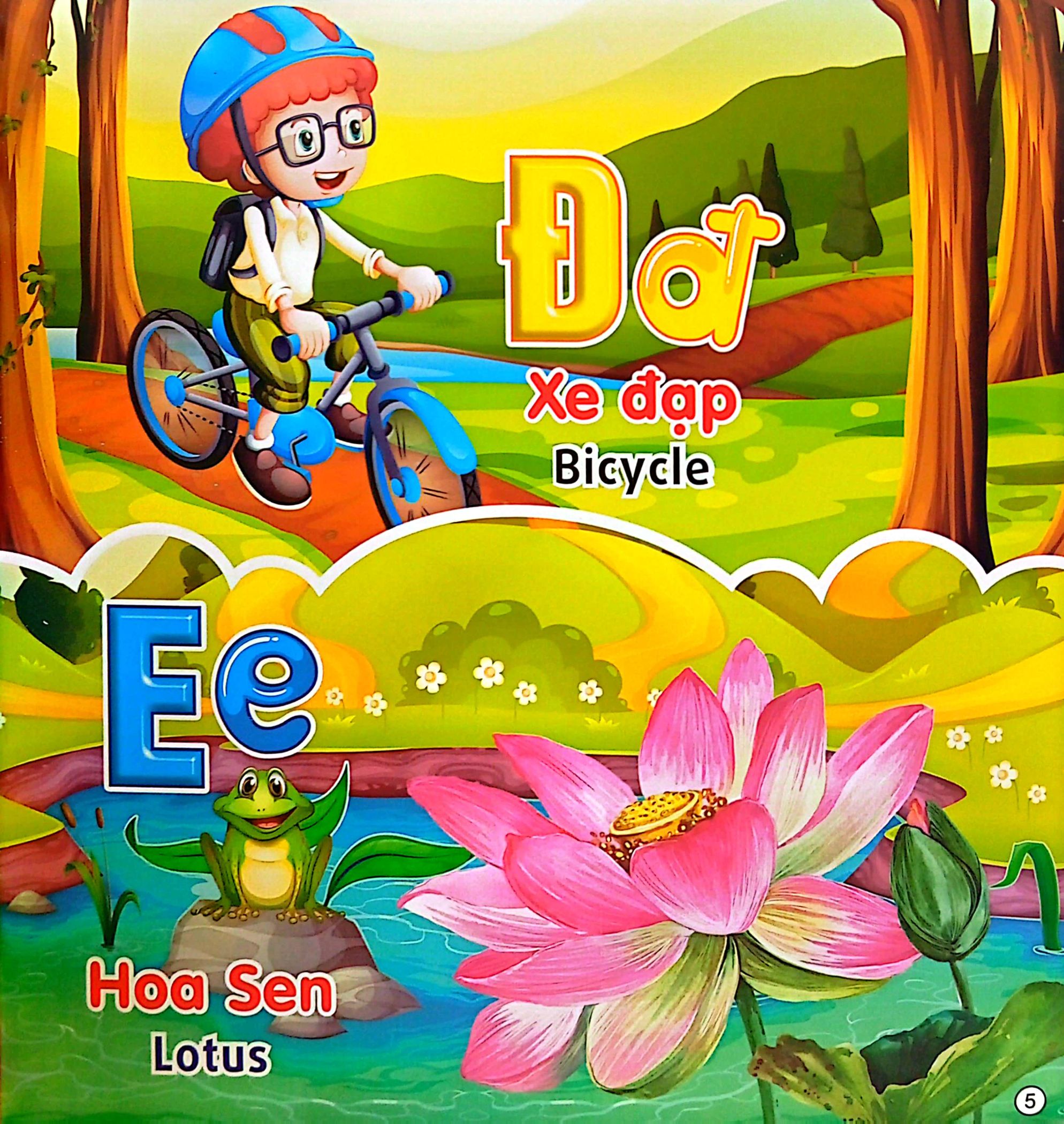 tủ sách học tiếng anh bằng hình - su su nhận biết - chữ cái - Ảnh 6