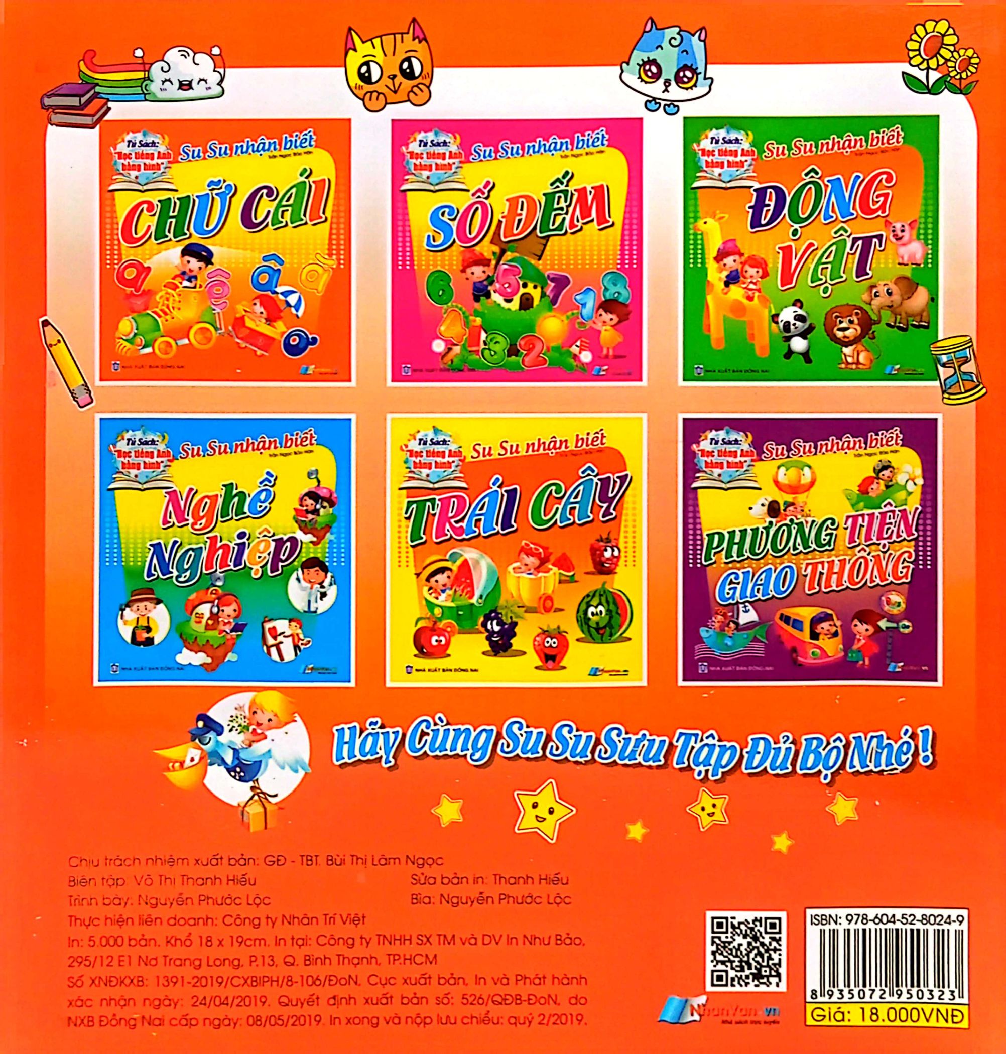 tủ sách học tiếng anh bằng hình - su su nhận biết - chữ cái - Ảnh 7