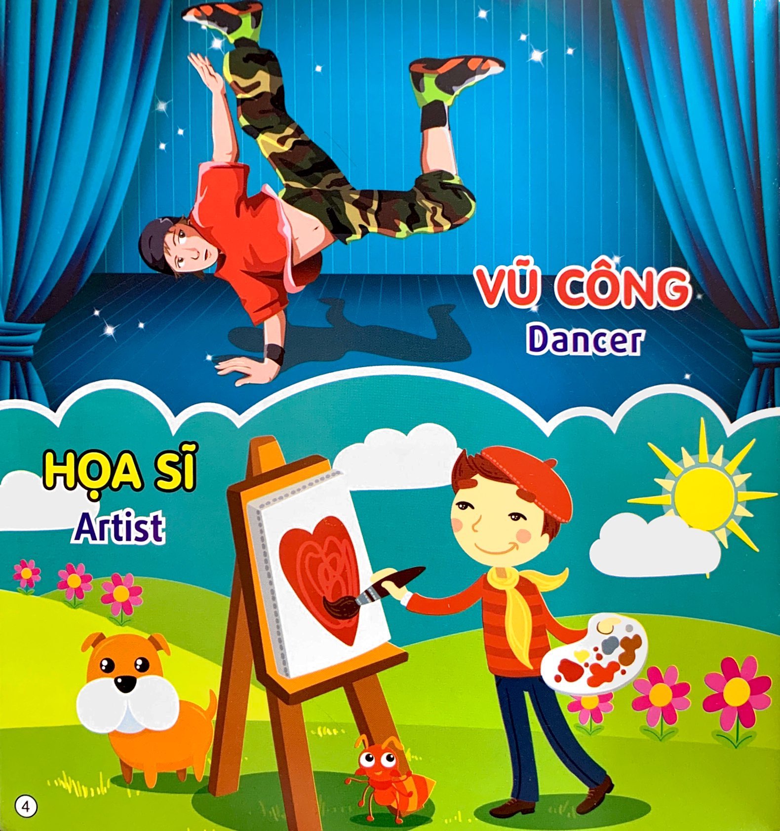 tủ sách học tiếng anh bằng hình - su su nhận biết - nghề nghiệp - Ảnh 5