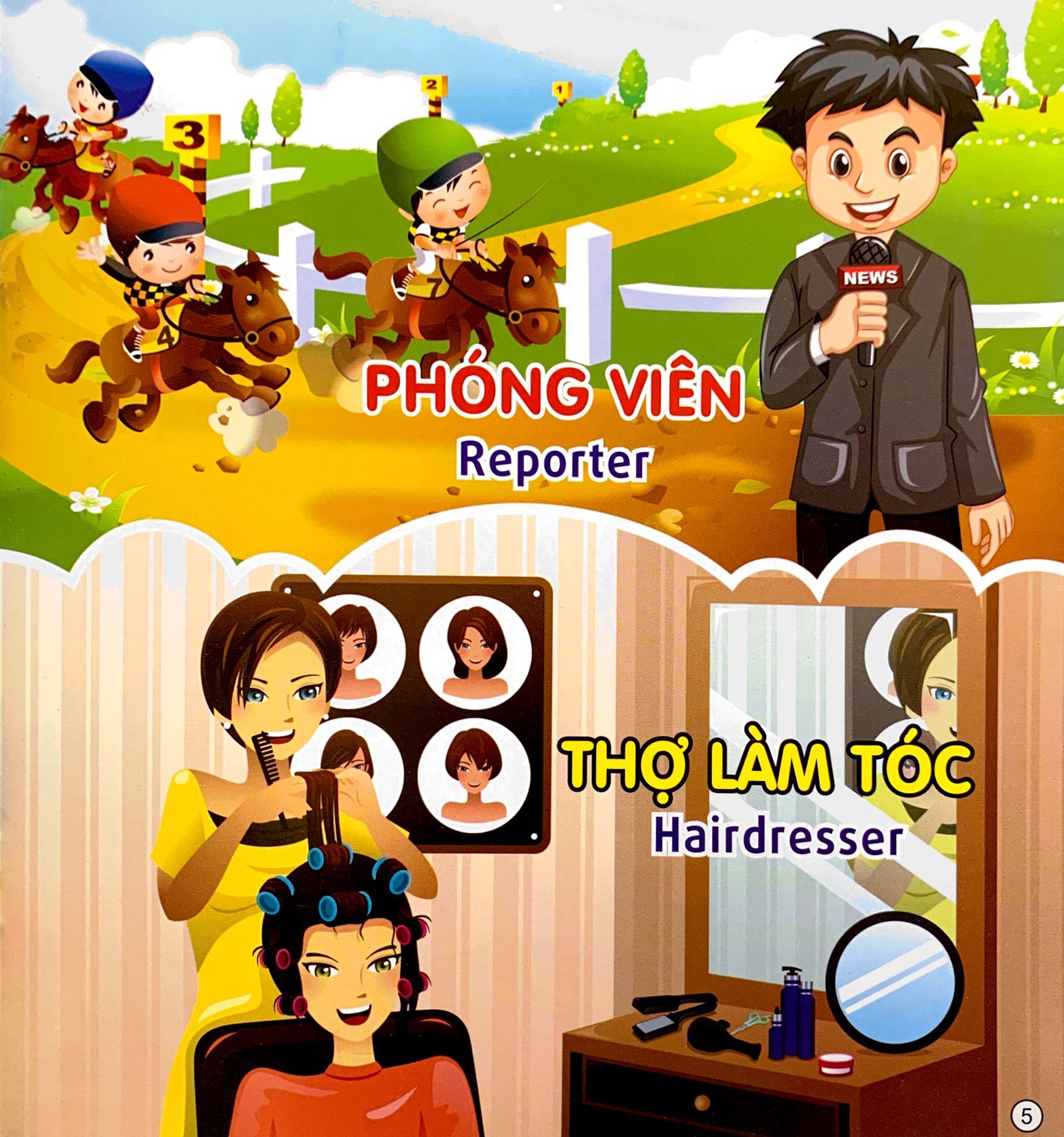 tủ sách học tiếng anh bằng hình - su su nhận biết - nghề nghiệp - Ảnh 6