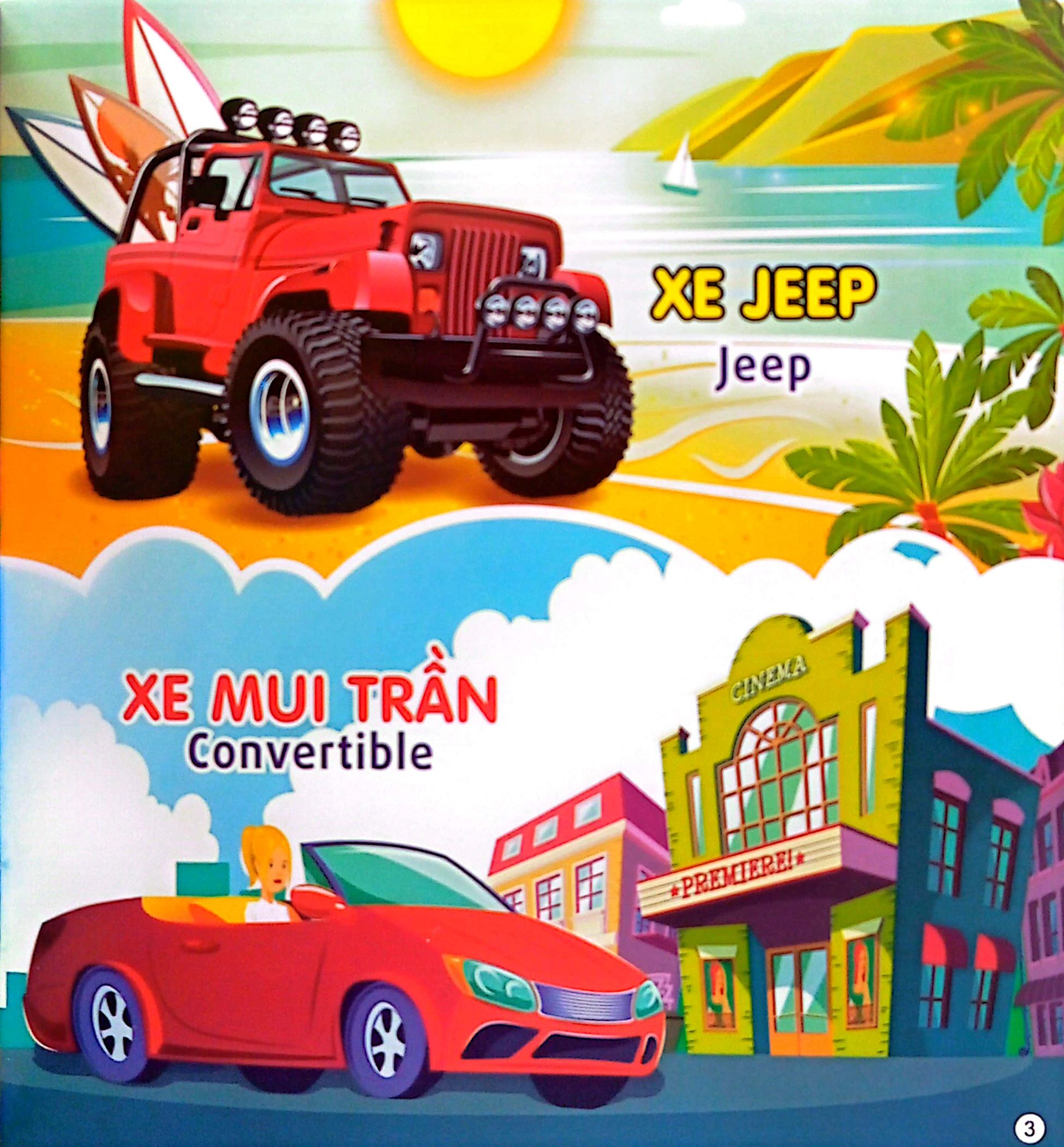 tủ sách học tiếng anh bằng hình - su su nhận biết - phương tiện giao thông - Ảnh 4