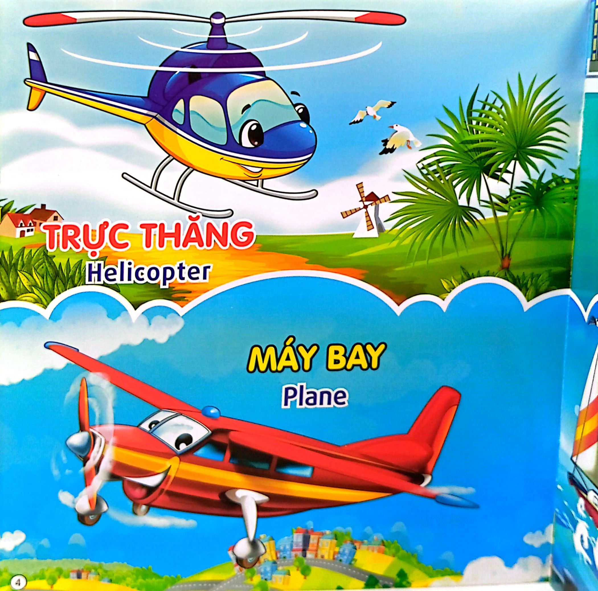 tủ sách học tiếng anh bằng hình - su su nhận biết - phương tiện giao thông - Ảnh 5