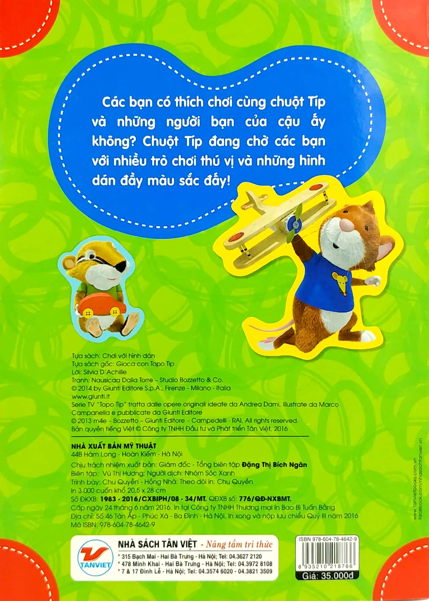 tủ sách khéo tay - tinh mắt: cùng chơi với hình dán topo tip - Ảnh 7