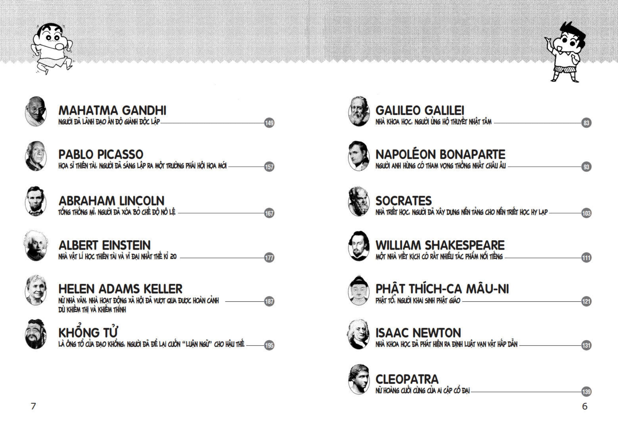 Tủ Sách Khoa Học - Shin - Cậu Bé Bút Chì - 20 Vĩ Nhân Thế Giới (Tái Bản 2025) - Ảnh 5
