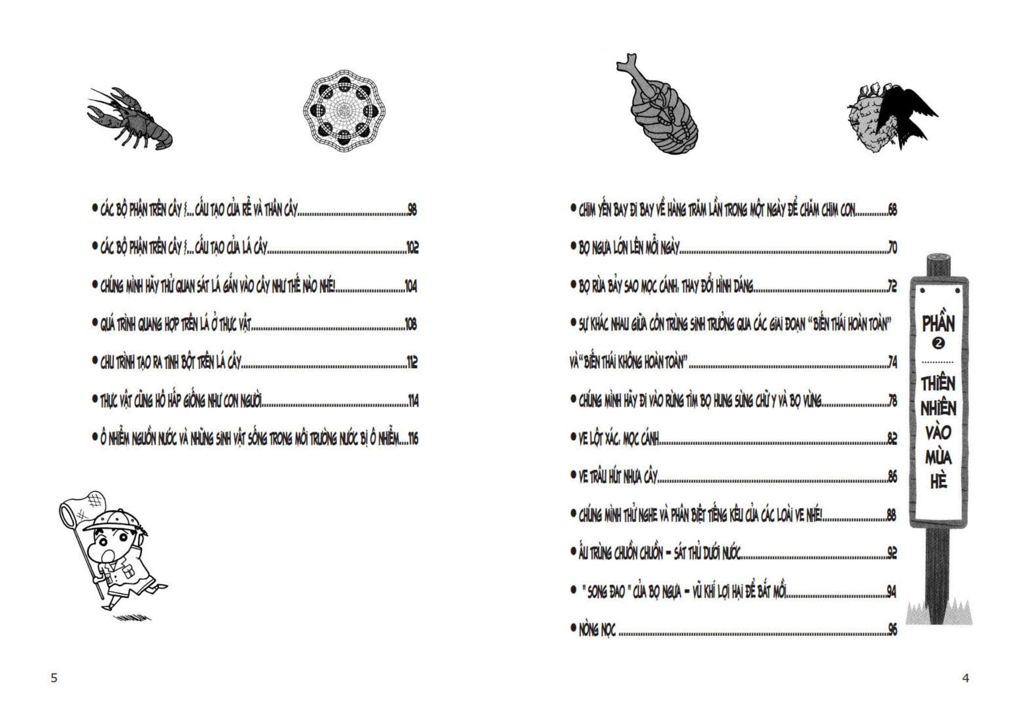 Tủ Sách Khoa Học - Shin - Cậu Bé Bút Chì - Quan Sát Thiên Nhiên (Tái Bản 2025) - Ảnh 4