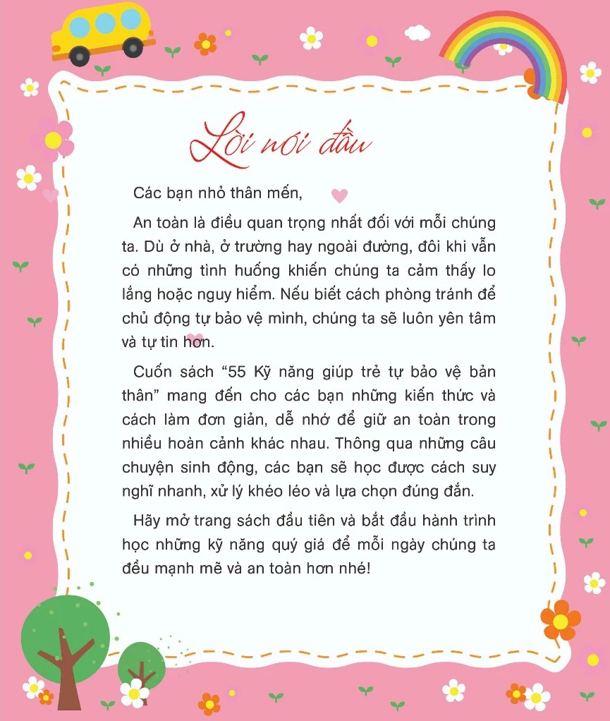 Tủ Sách Kỹ Năng Vàng Cho Học Sinh - 55 Kỹ Năng Giúp Trẻ Tự Bảo Vệ Bản Thân - Ảnh 3