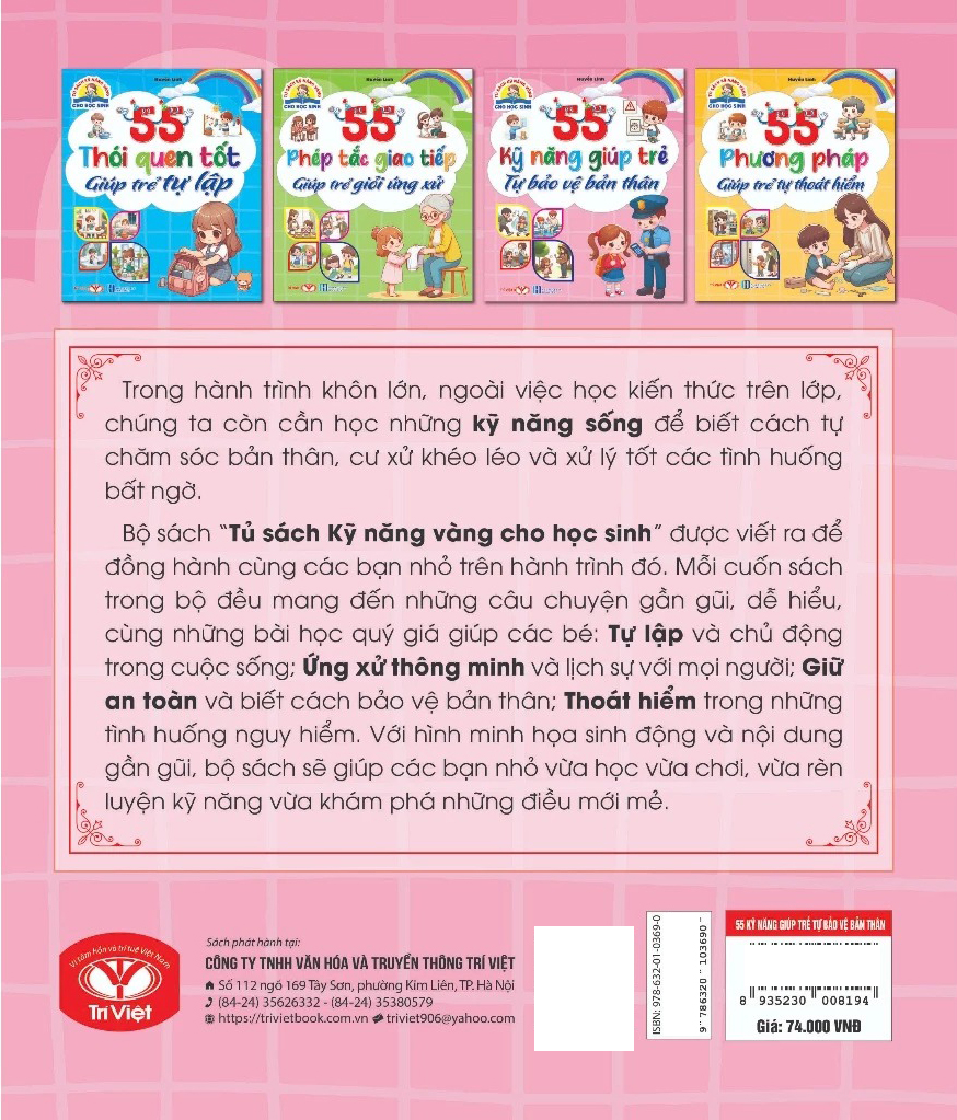 Tủ Sách Kỹ Năng Vàng Cho Học Sinh - 55 Kỹ Năng Giúp Trẻ Tự Bảo Vệ Bản Thân - Ảnh 6
