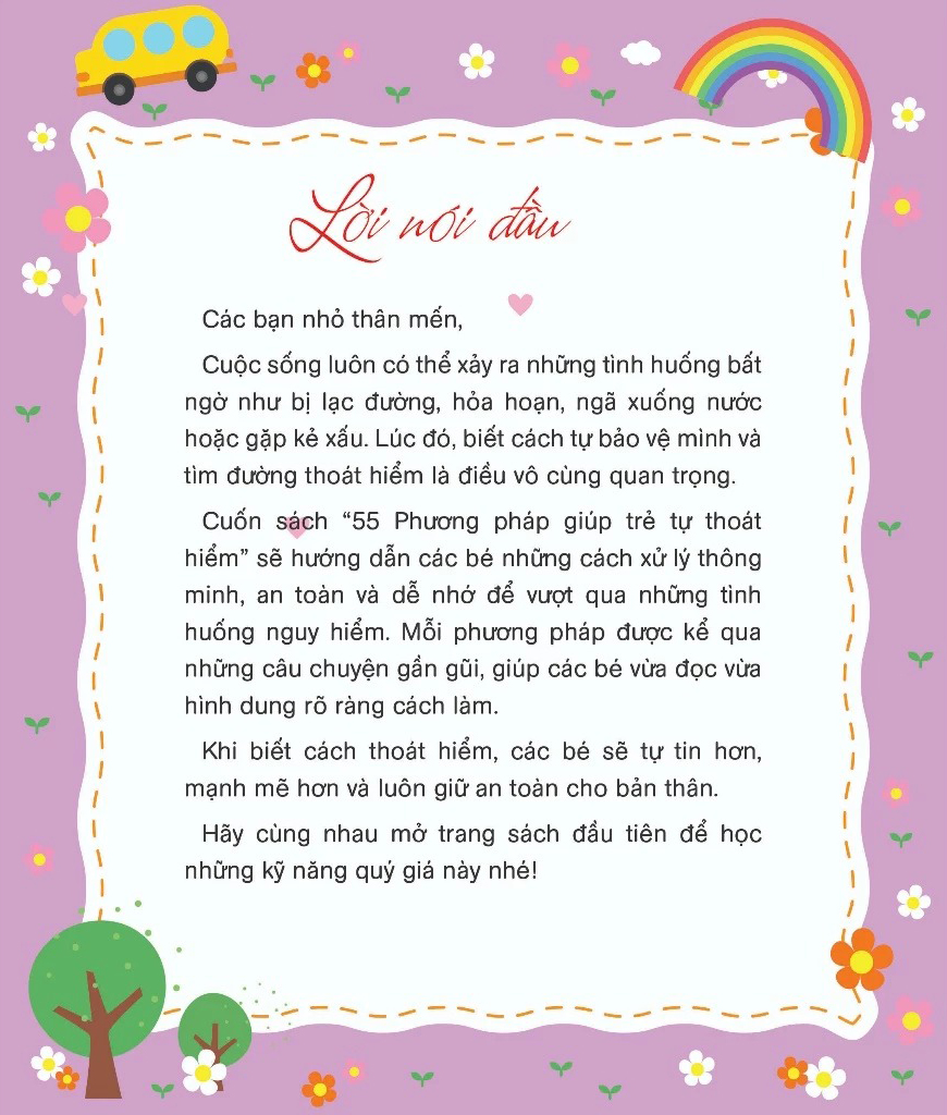 Tủ Sách Kỹ Năng Vàng Cho Học Sinh - 55 Phương Pháp Giúp Trẻ Tự Thoát Hiểm - Ảnh 3